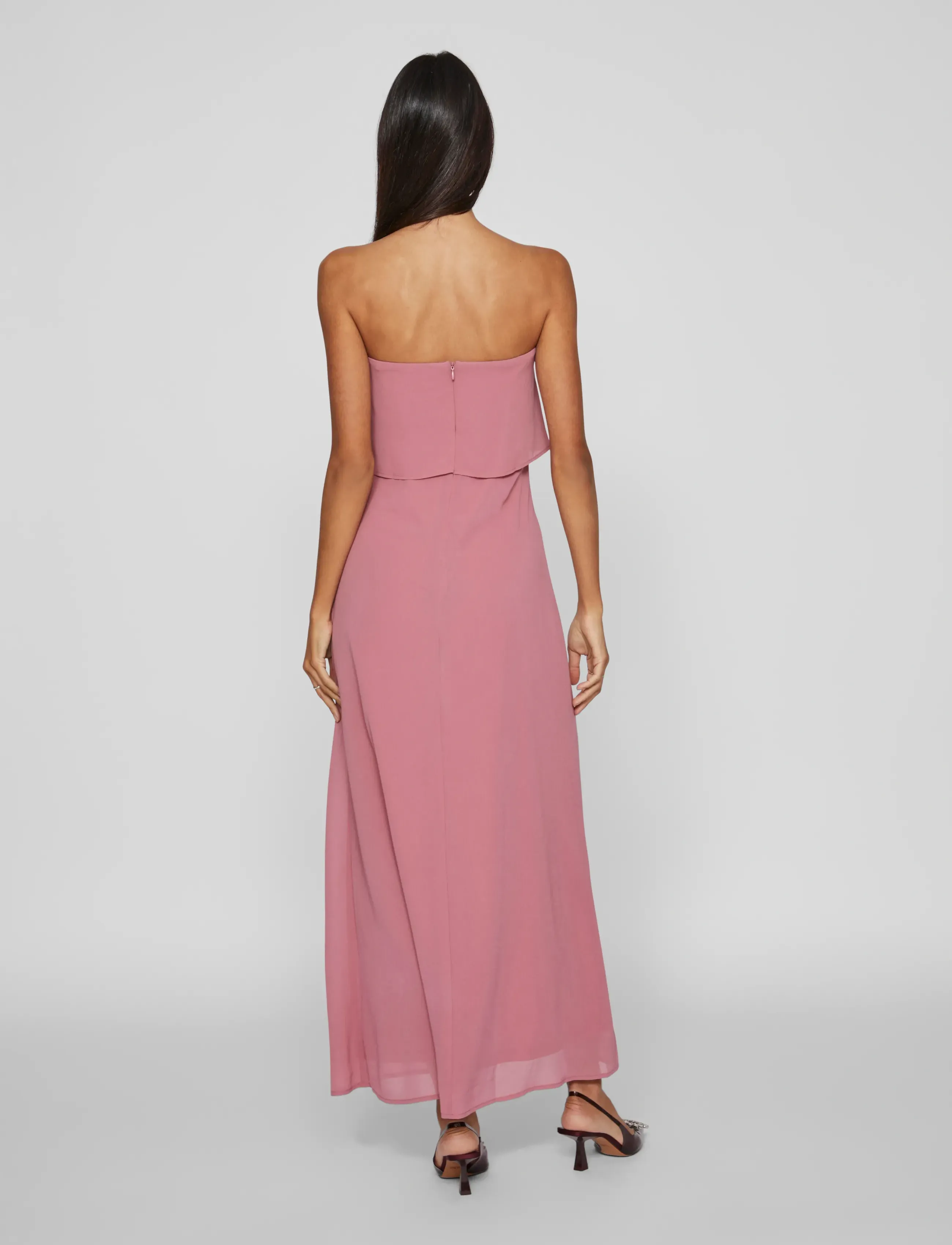 Vila - VIMILINA STRAP MAXI DRESS - NOOS - slipklänningar - mesa rose - 3