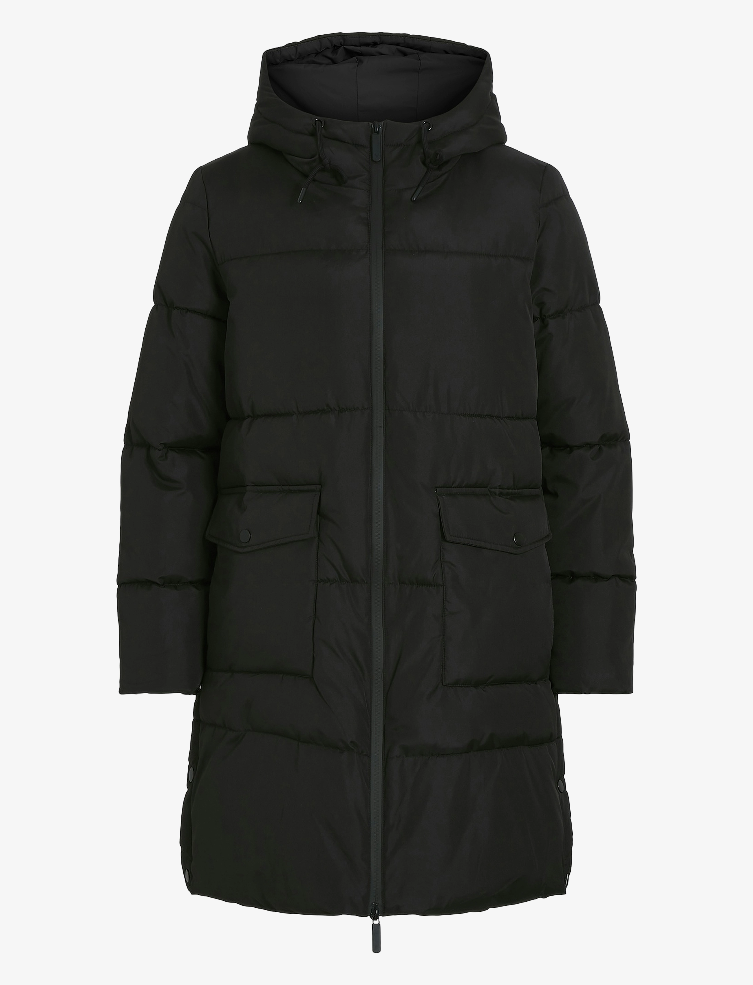 Vila VIDORSTY L/S PADDED COAT - Kleidung - BLACK BEAUTY / black
