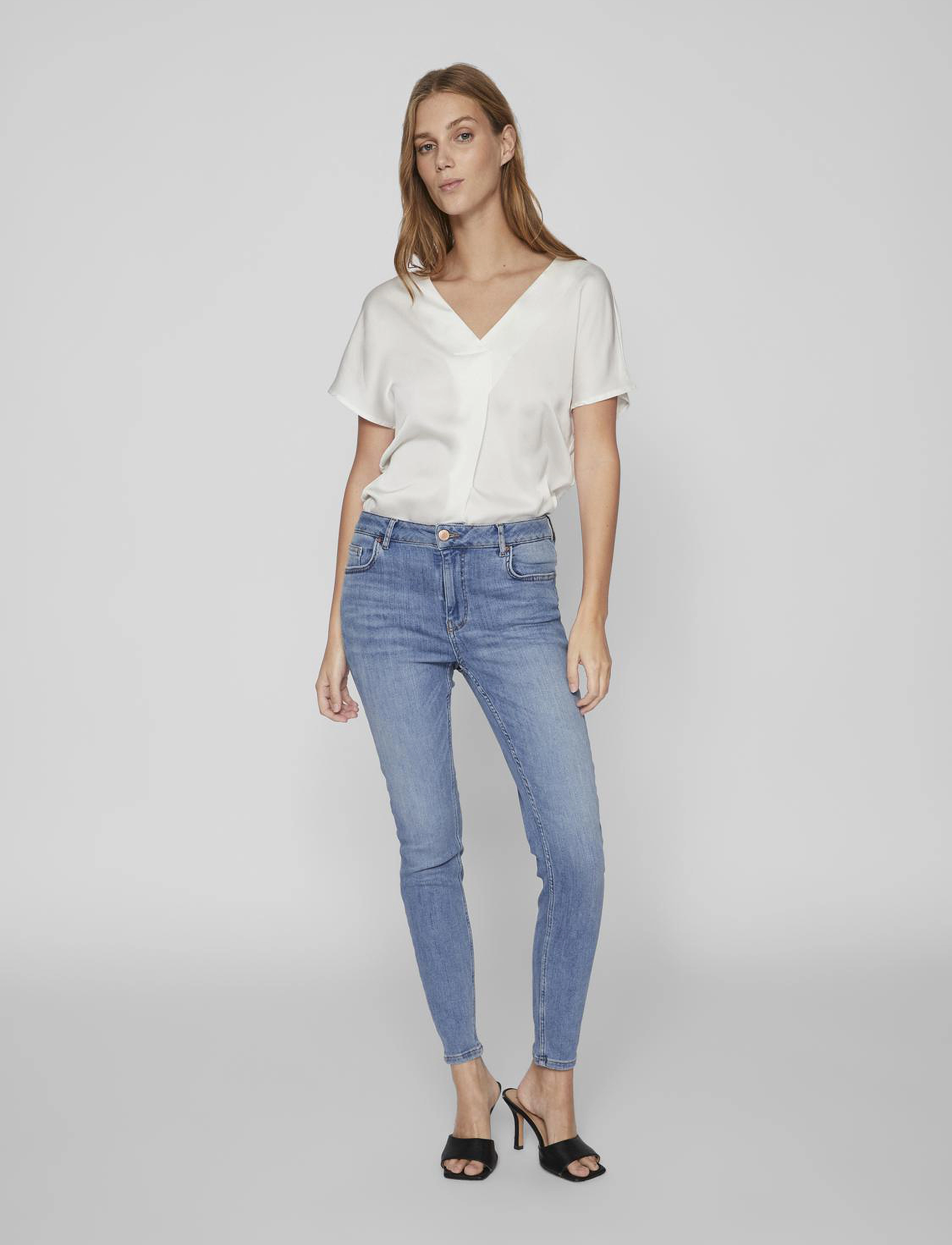 VILA Visarah Wu05 Rw Skinny Jeans Noos dam – bild 3