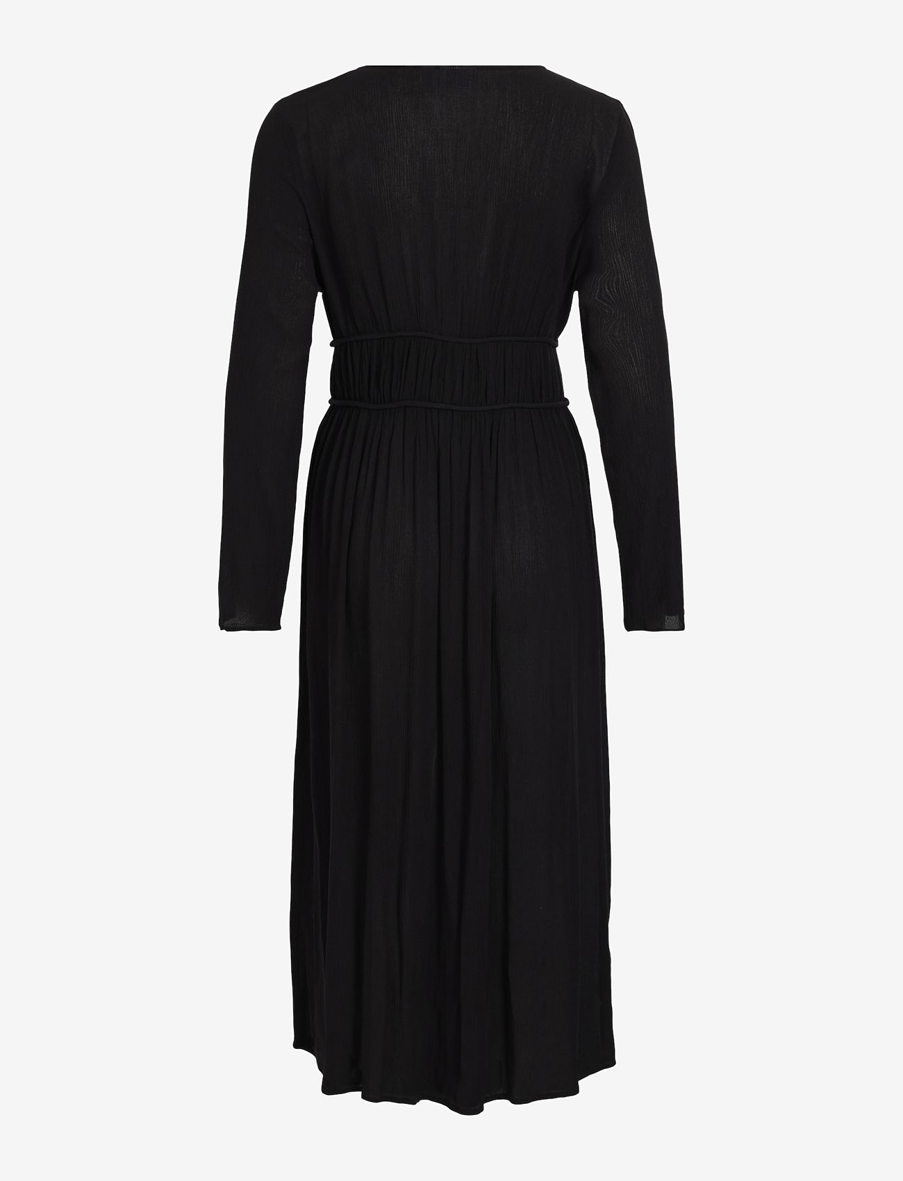 Vila - VIMAEVE L/S KAFTAN/EF - beachwear - black - 1