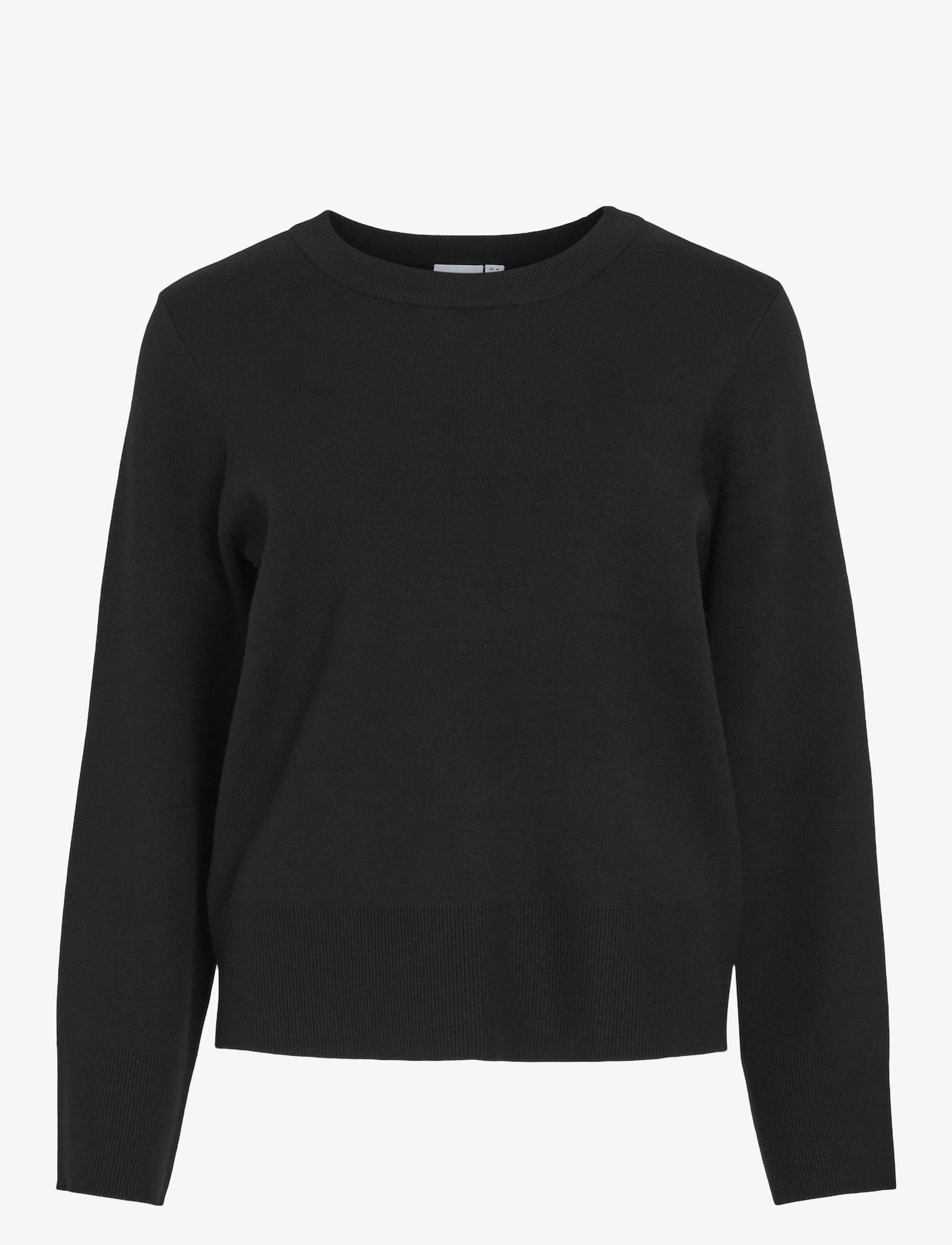 Vila VICASSIE O-NECK L/S KNIT TOP - NOOS - Pullover - BLACK BEAUTY / black
