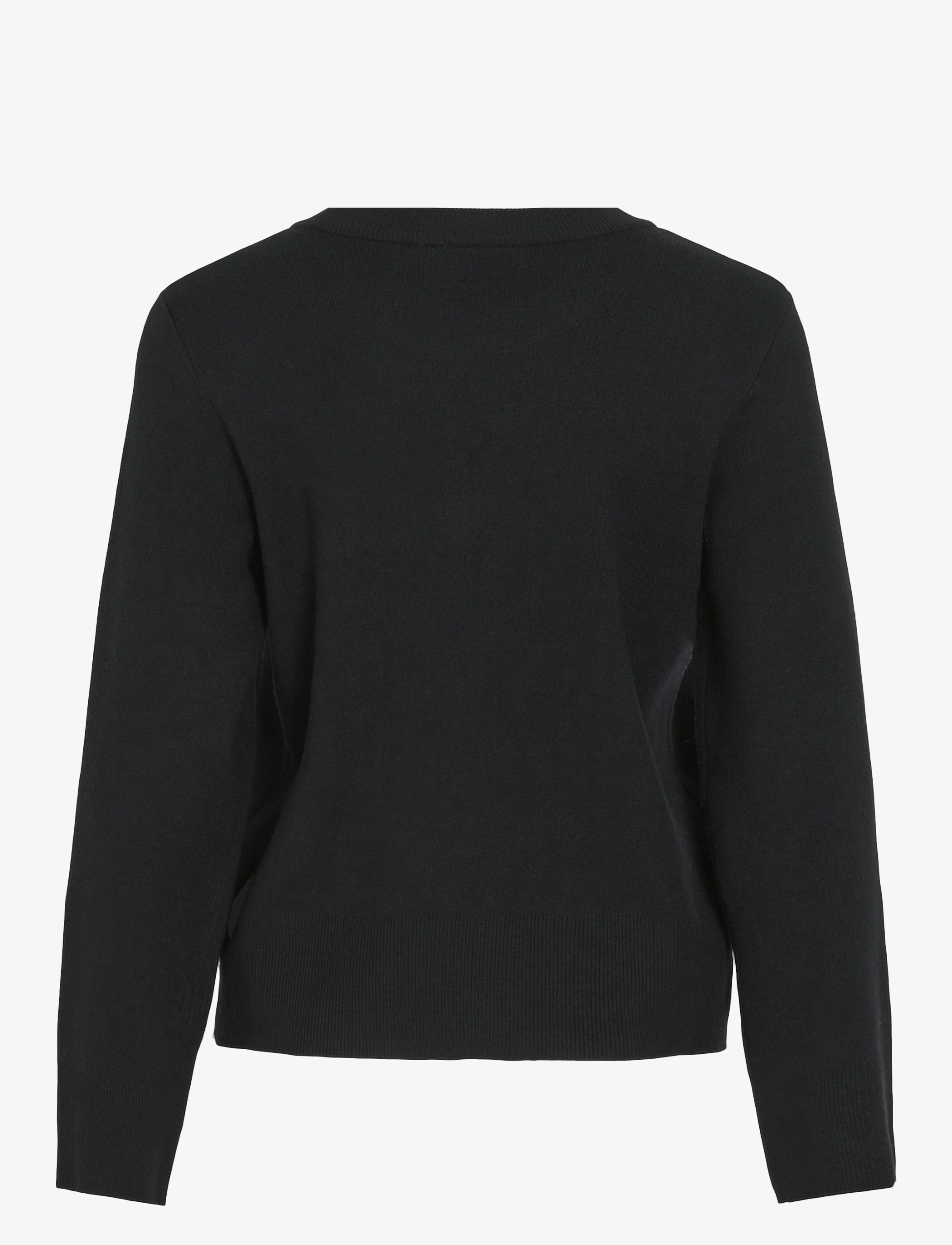 Vila - VICASSIE O-NECK L/S KNIT TOP - NOOS - pullover - black beauty - 2