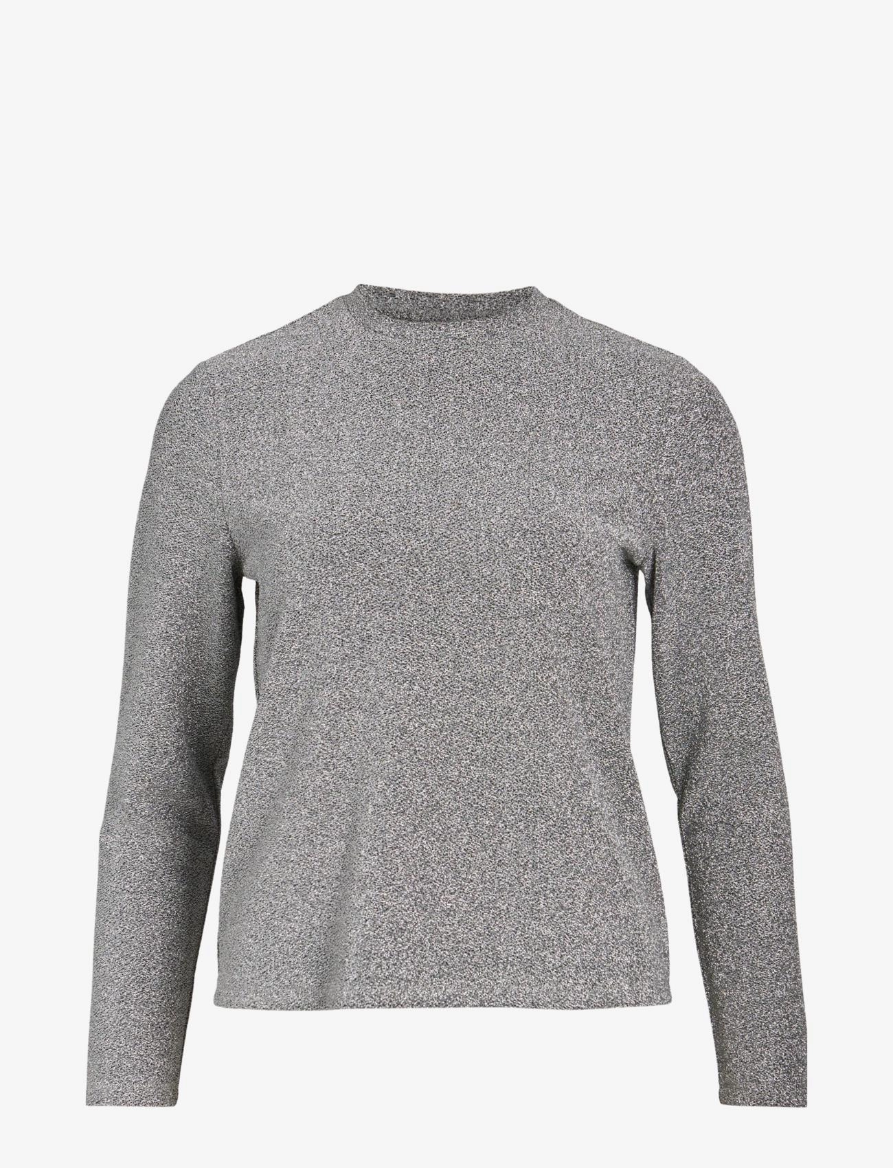 Vila VIMYNTE MODESTY L/S TOP/KA - Vila - SILVER COLOUR / silver
