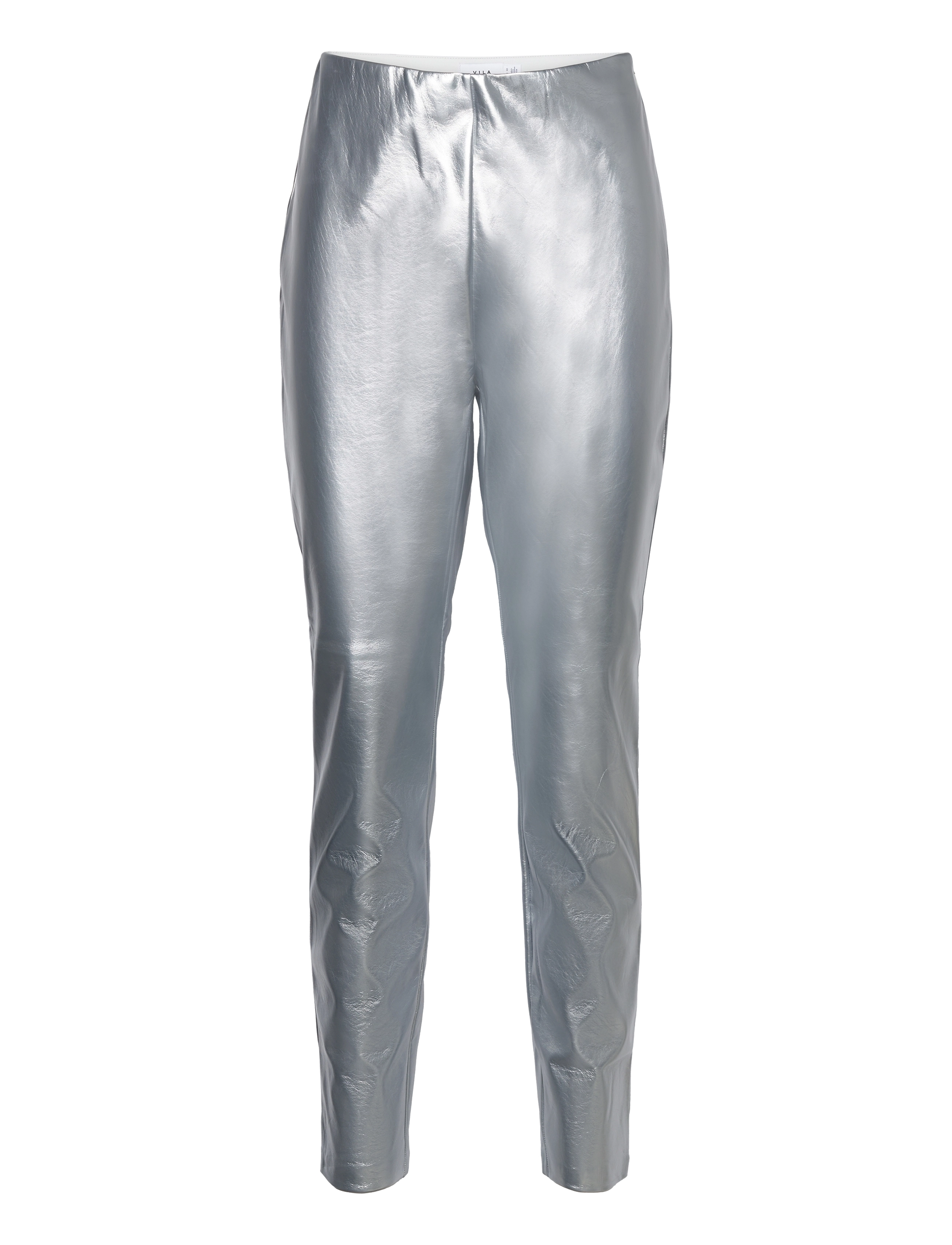 VILA Vidisco Hw Slim Hosen/Ka Silber - 36 - Damen