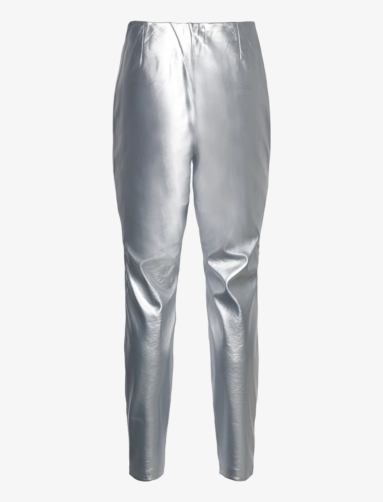 Vila - VIDISCO HW SLIM PANTS/KA - slim fit trousers - silver colour - 1