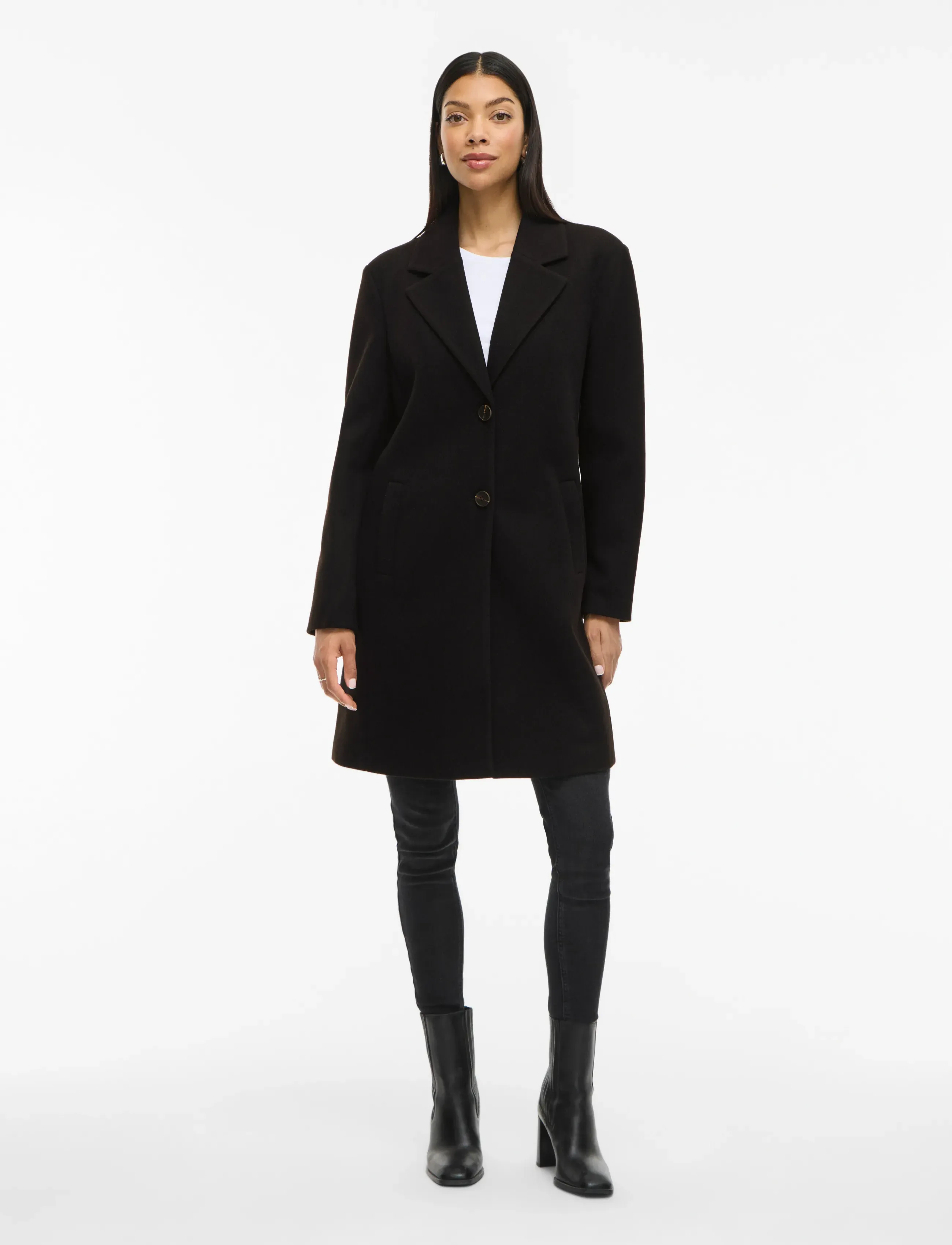 VILA Viclaudia Button Coat tunna kappor dam – bild 8