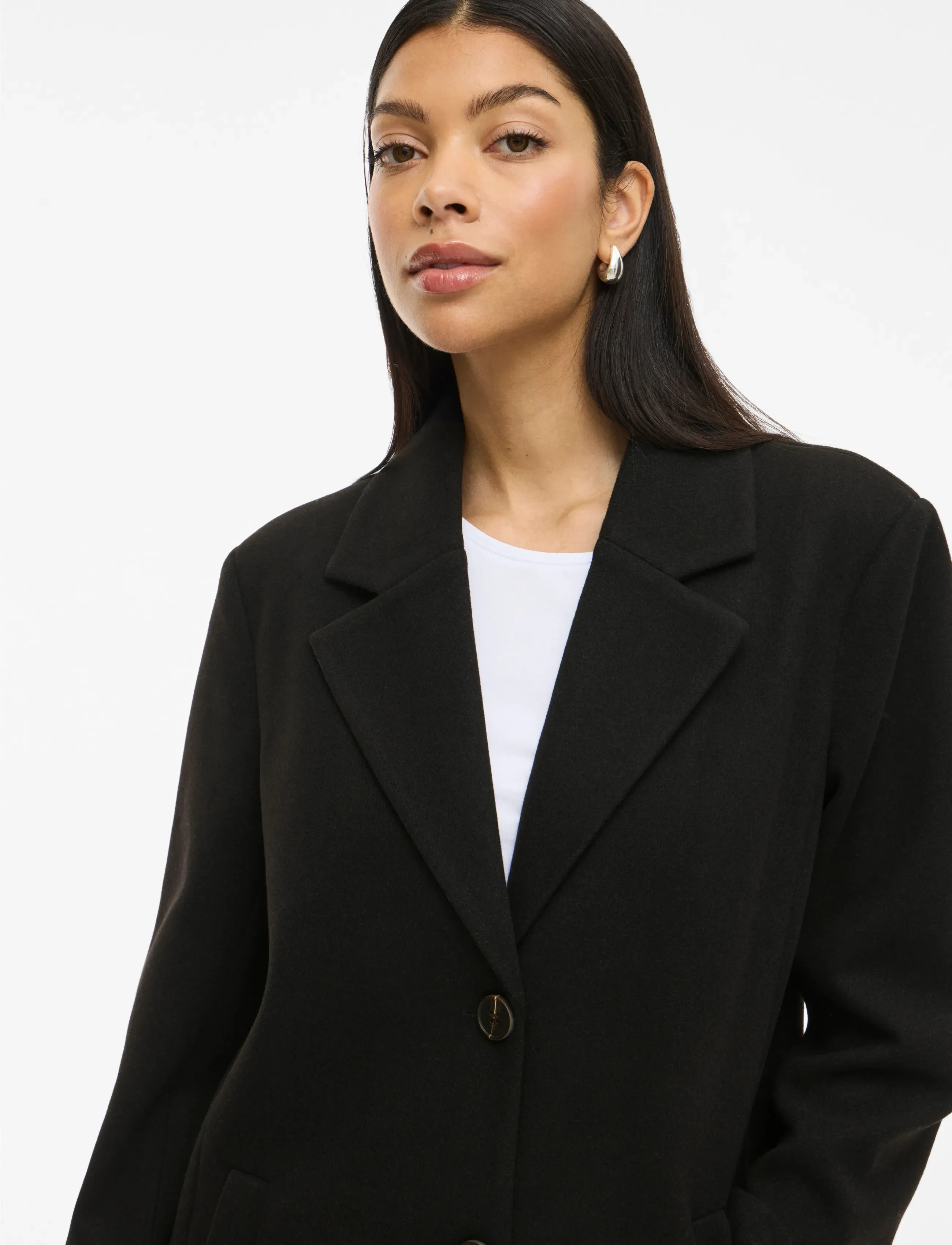 VILA Viclaudia Button Coat Noos tunna kappor dam – bild 5