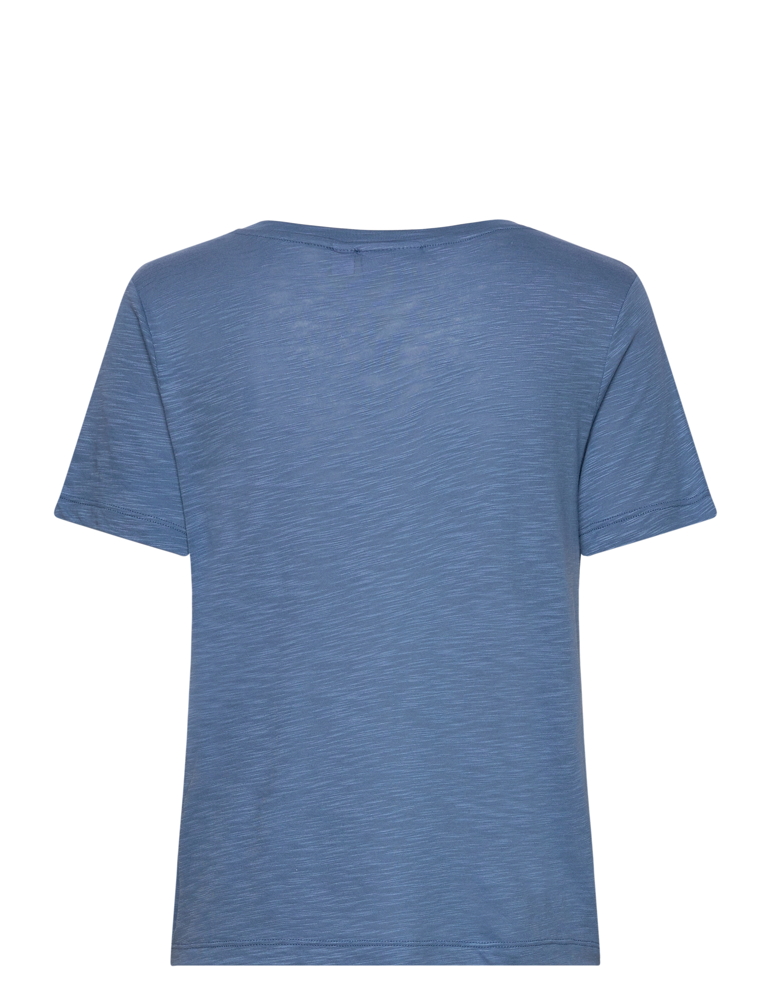 Vila - VINOVA V-NECK S/S TOP-NOOS - coronet blue - 2