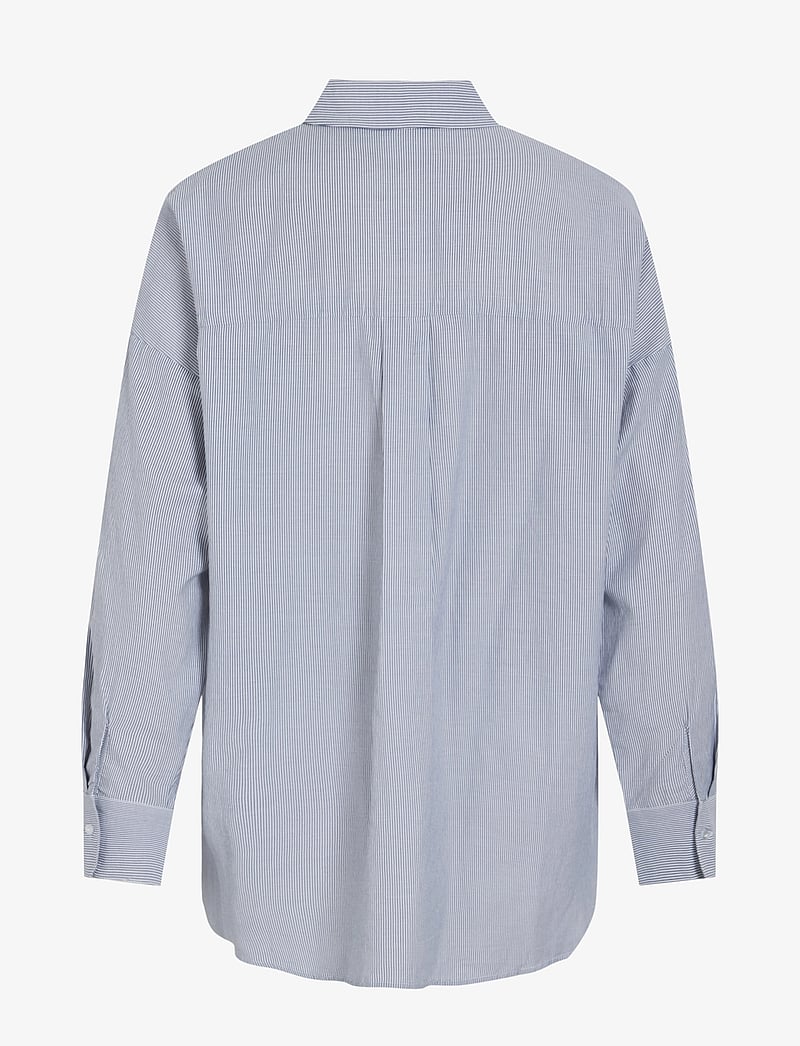 Vila - VIDARMA L/S LOOSE BUTTON SHIRT - NOOS - langærmede skjorter - bijou blue - 2