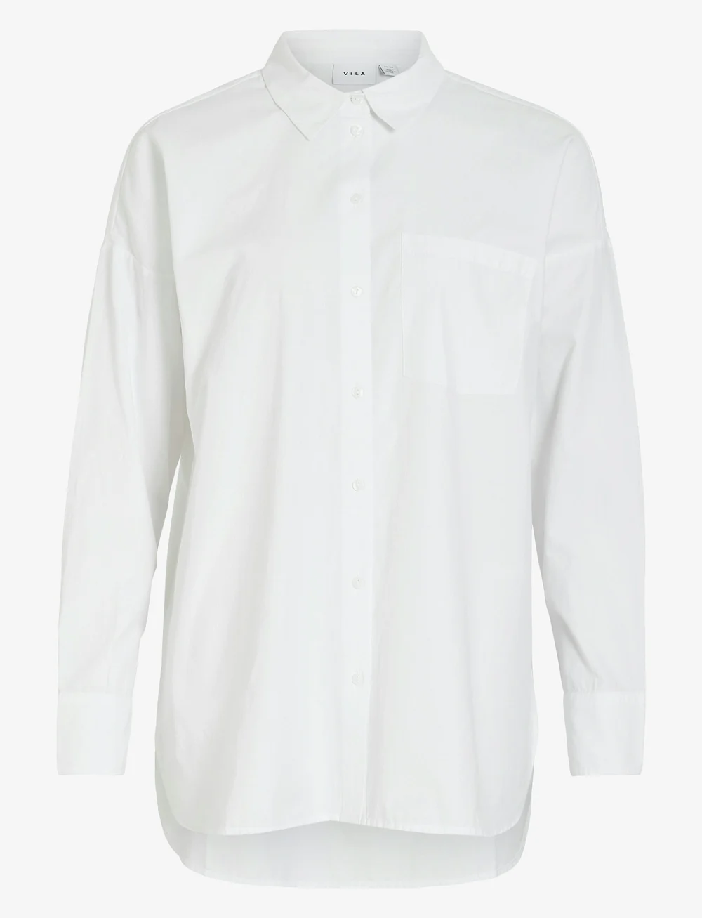 Vila - VIDARMA L/S LOOSE BUTTON SHIRT - NOOS - pikkade varrukatega särgid - bright white - 0