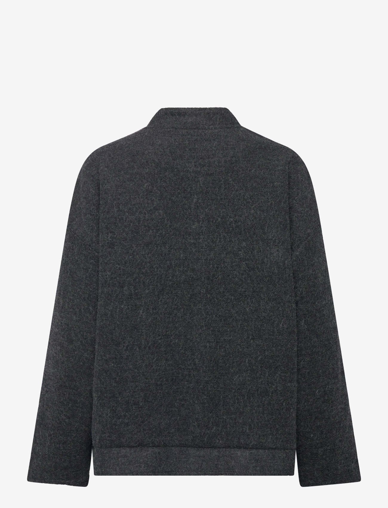 Vila - VICECILIE WOOL BOMBER JACKET - wolljacken - dark grey melange - 2