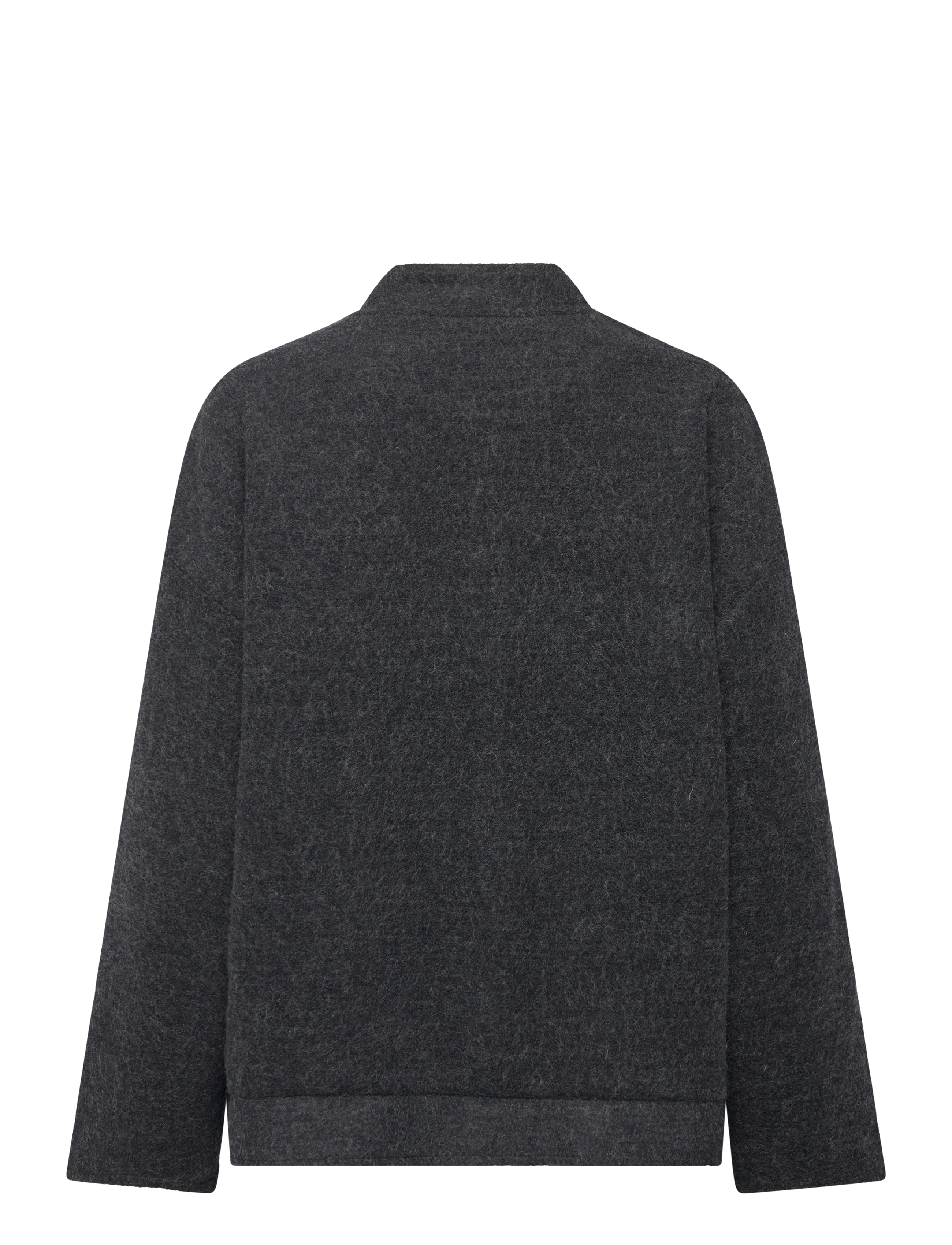 Vila - VICECILIE WOOL BOMBER JACKET - winterjacken - dark grey melange - 2