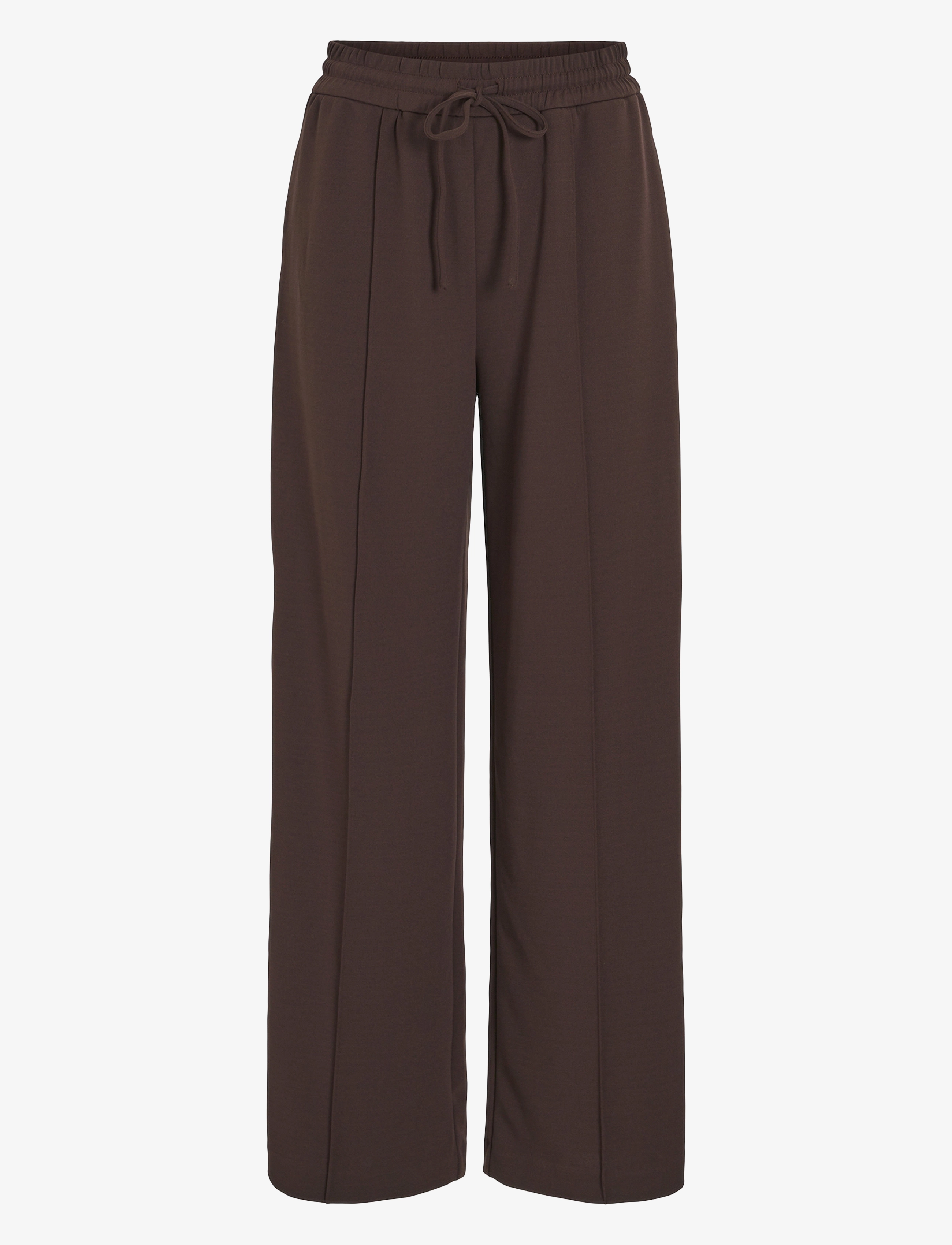 Vila VICLUA HW WIDE PANTS-NOOS - Vila - COFFEE BEAN / brown