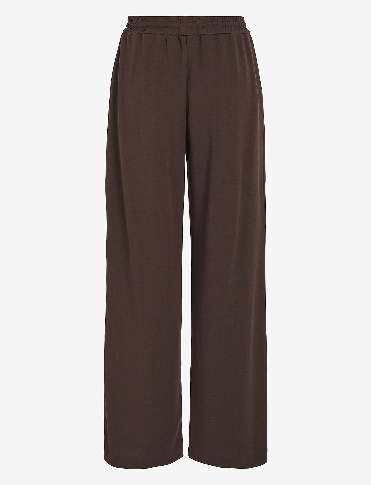 Vila - VICLUA HW WIDE PANTS-NOOS - laveste priser - coffee bean - 2