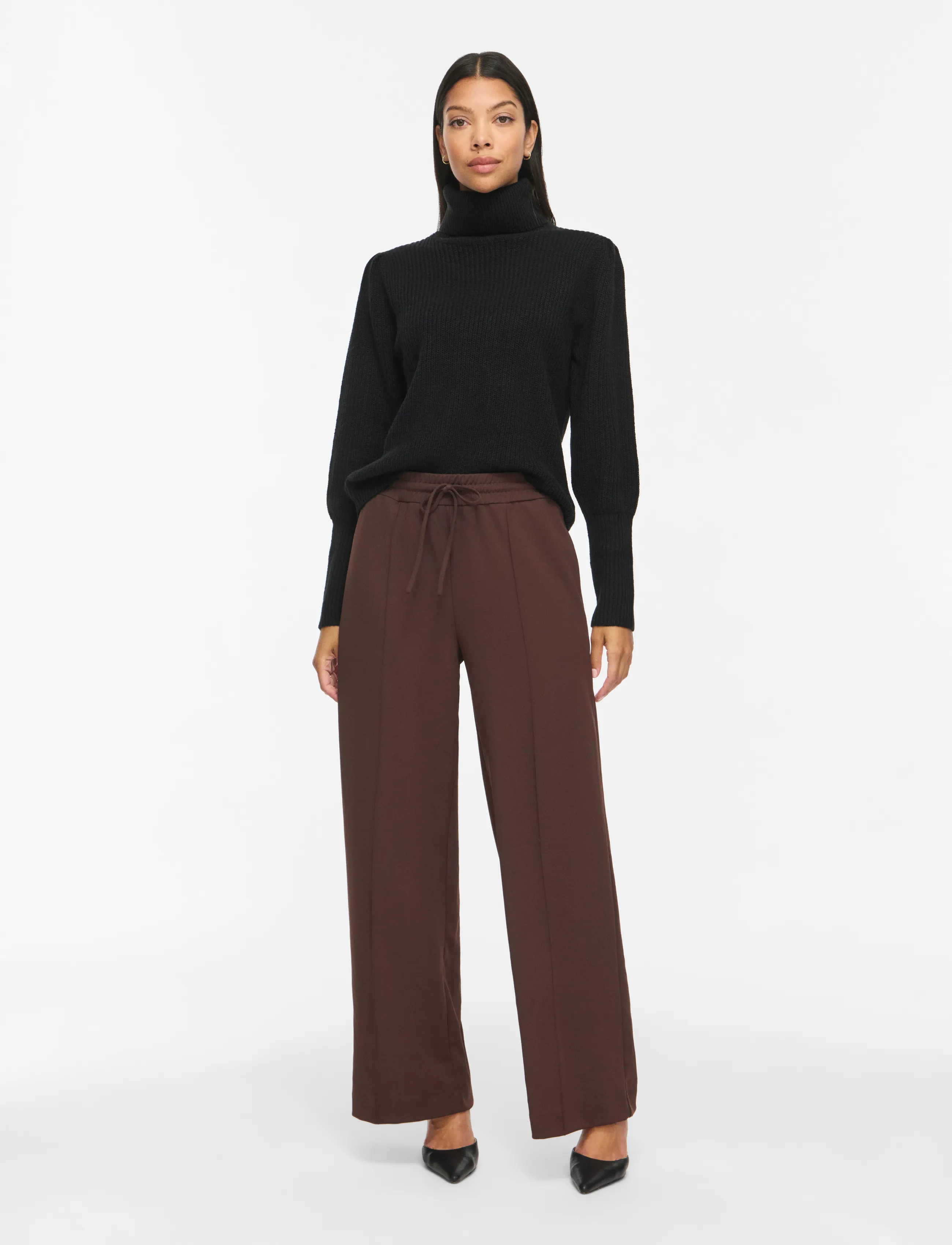 VILA Viclua Hw Wide Pants-Noos mjukisbyxor dam – bild 3