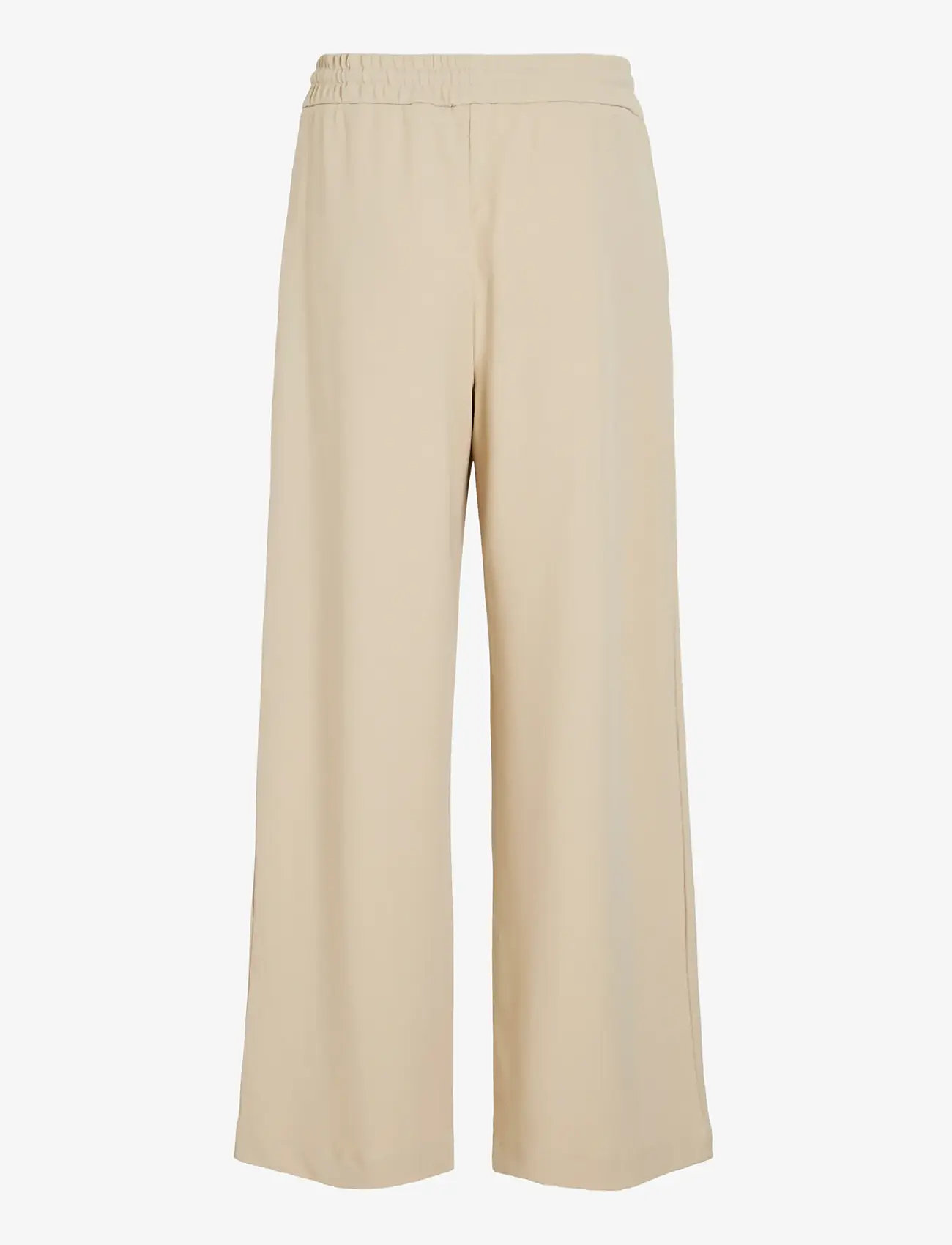 Vila - VICLUA HW WIDE PANTS-NOOS - vakarėlių drabužiai išparduotuvių kainomis - feather gray - 2