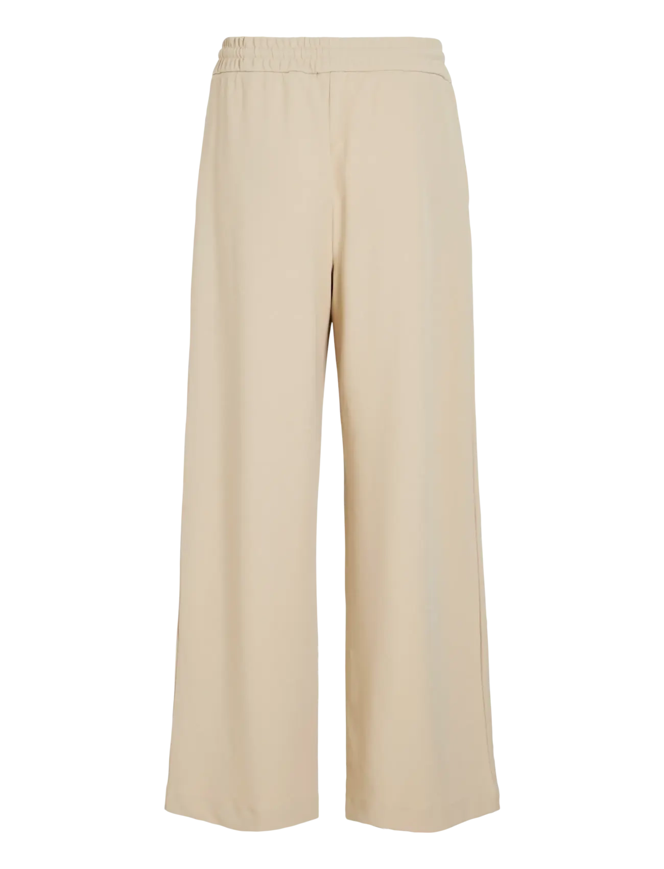 Vila - VICLUA HW WIDE PANTS-NOOS - festtøj til outletpriser - feather gray - 2
