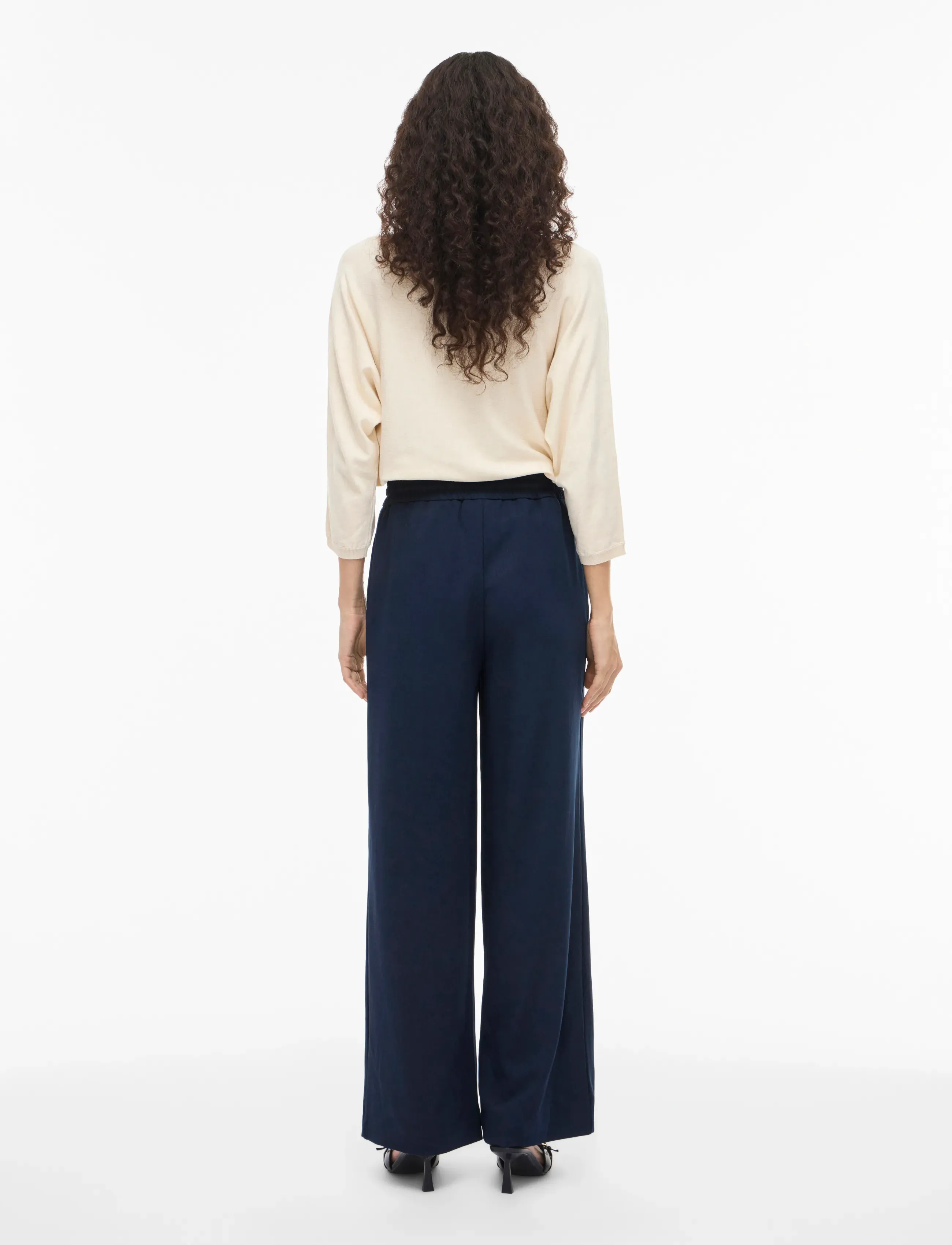 VILA Viclua Hw Wide Pants-Noos mjukisbyxor dam – bild 2