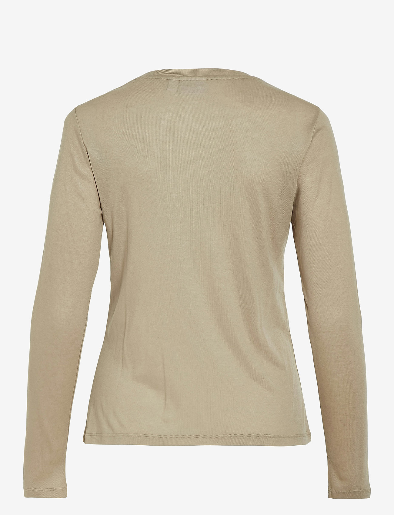 Vila - VIALEXIA O-NECK L/S TOP - NOOS - langärmlige tops - feather gray - 2