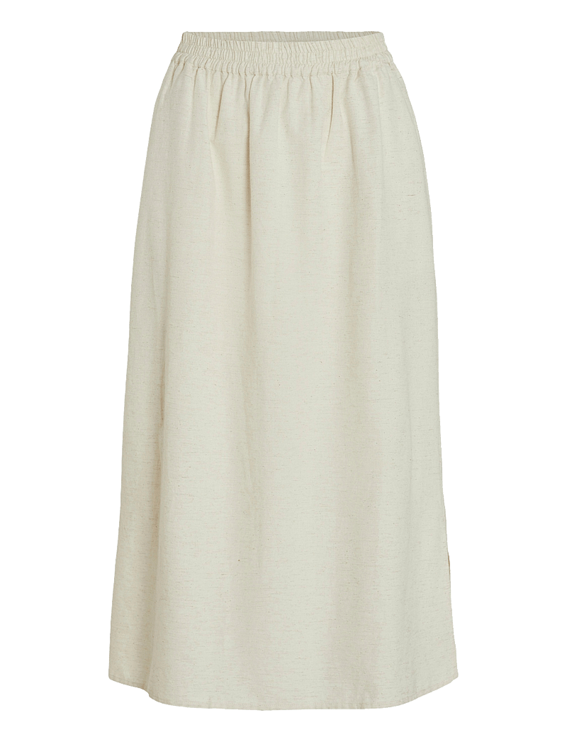 Vila - VIPRISILLA H/W MIDI SKIRT/1 - midi kjolar - super light natural melan - 1
