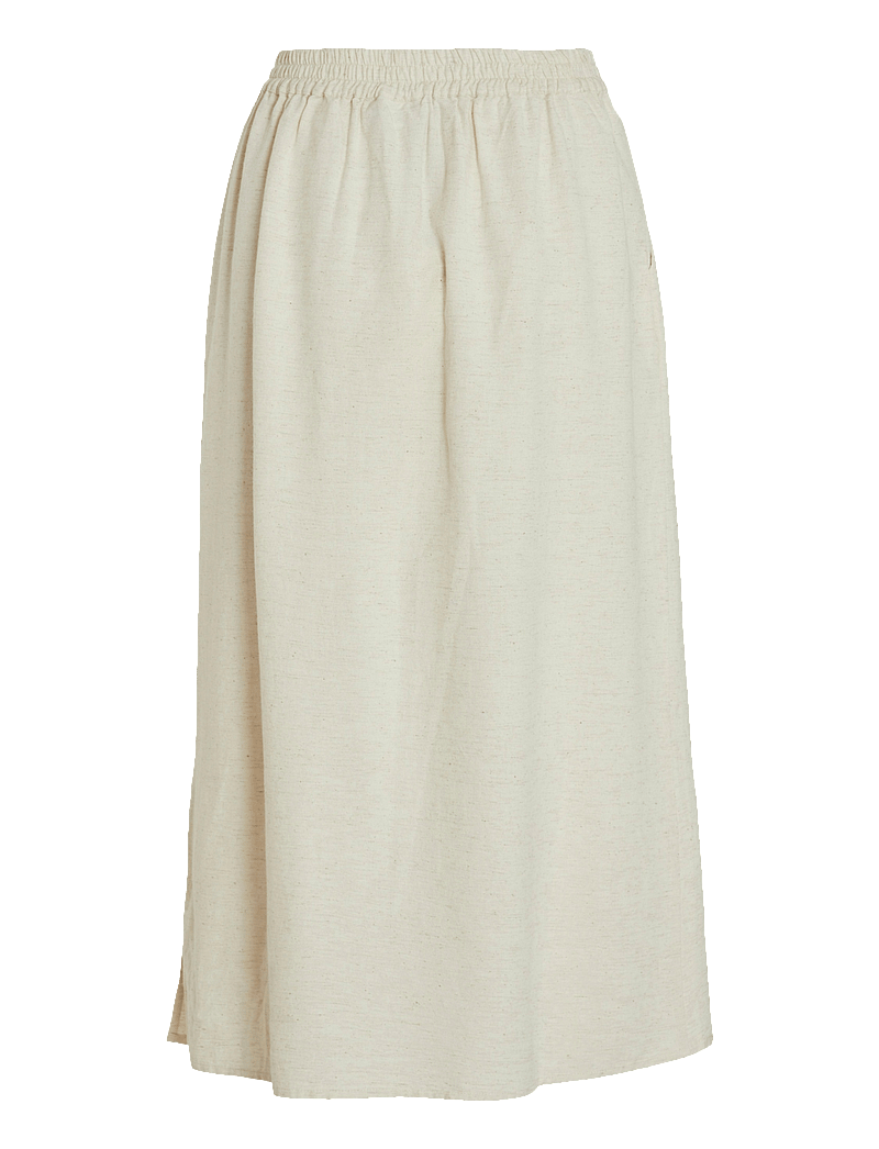 Vila - VIPRISILLA H/W MIDI SKIRT/1 - midi kjolar - super light natural melan - 2