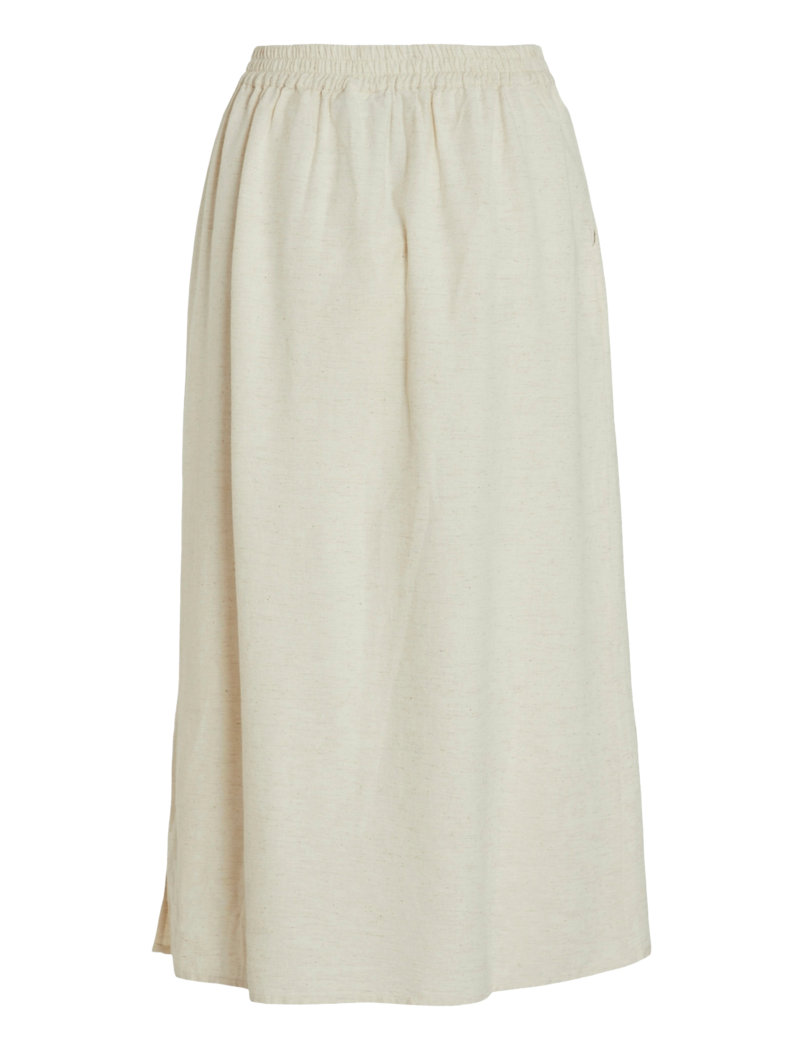 Vila - VIPRISILLA H/W MIDI SKIRT/1 - super light natural melan - 2