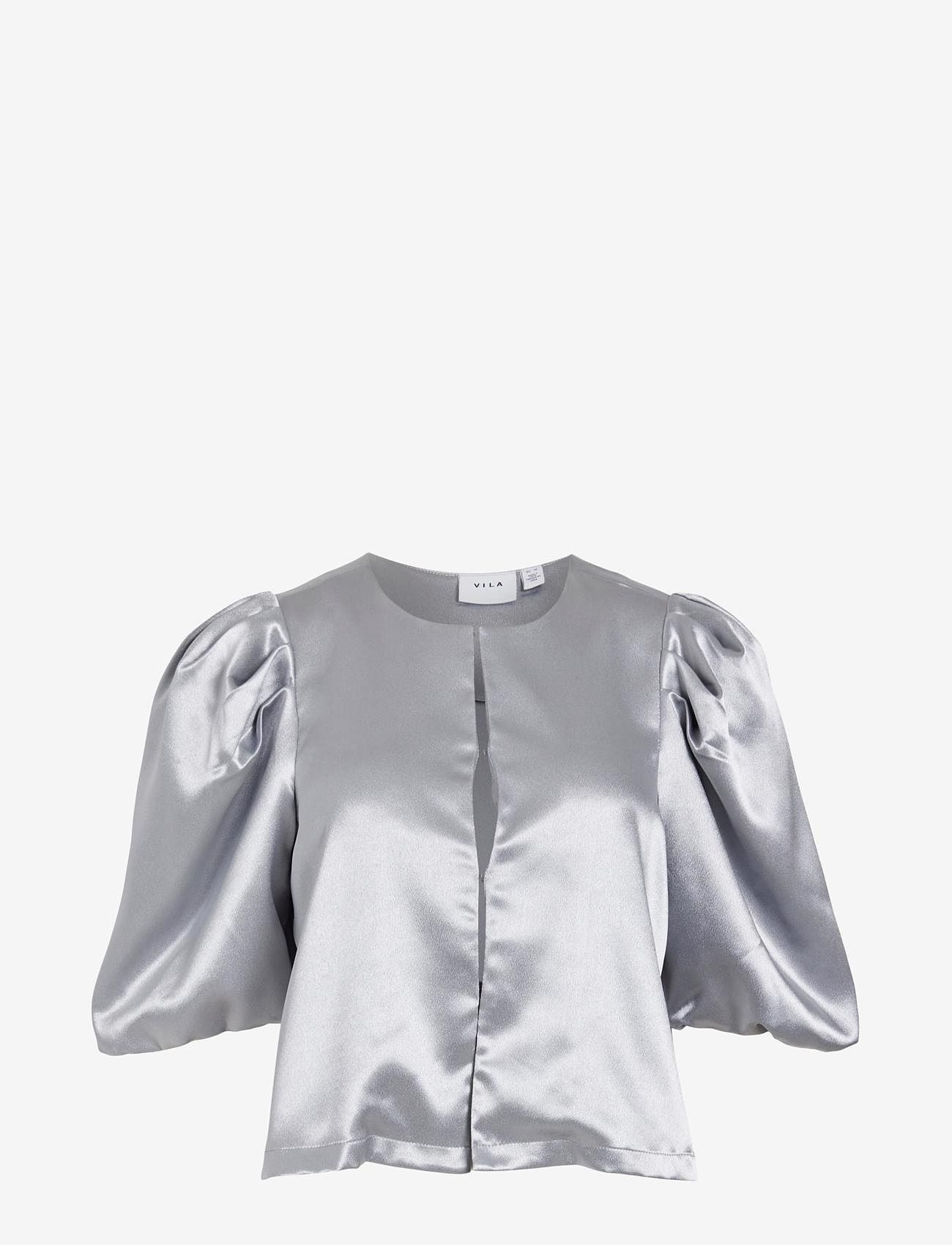 Vila - VISHINA 2/4 TOP /E - blouses met lange mouwen - silver - 0