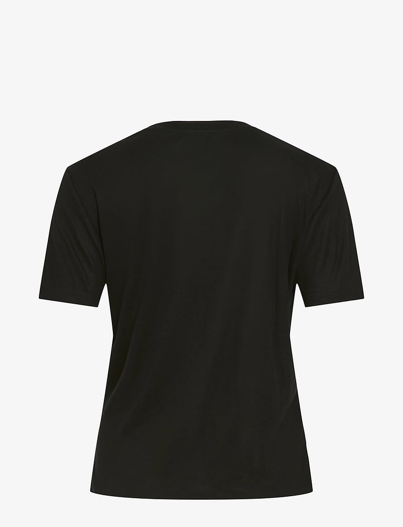 Vila - VIALEXIA O-NECK S/S T-SHIRT - NOOS - t-shirts - black beauty - 2
