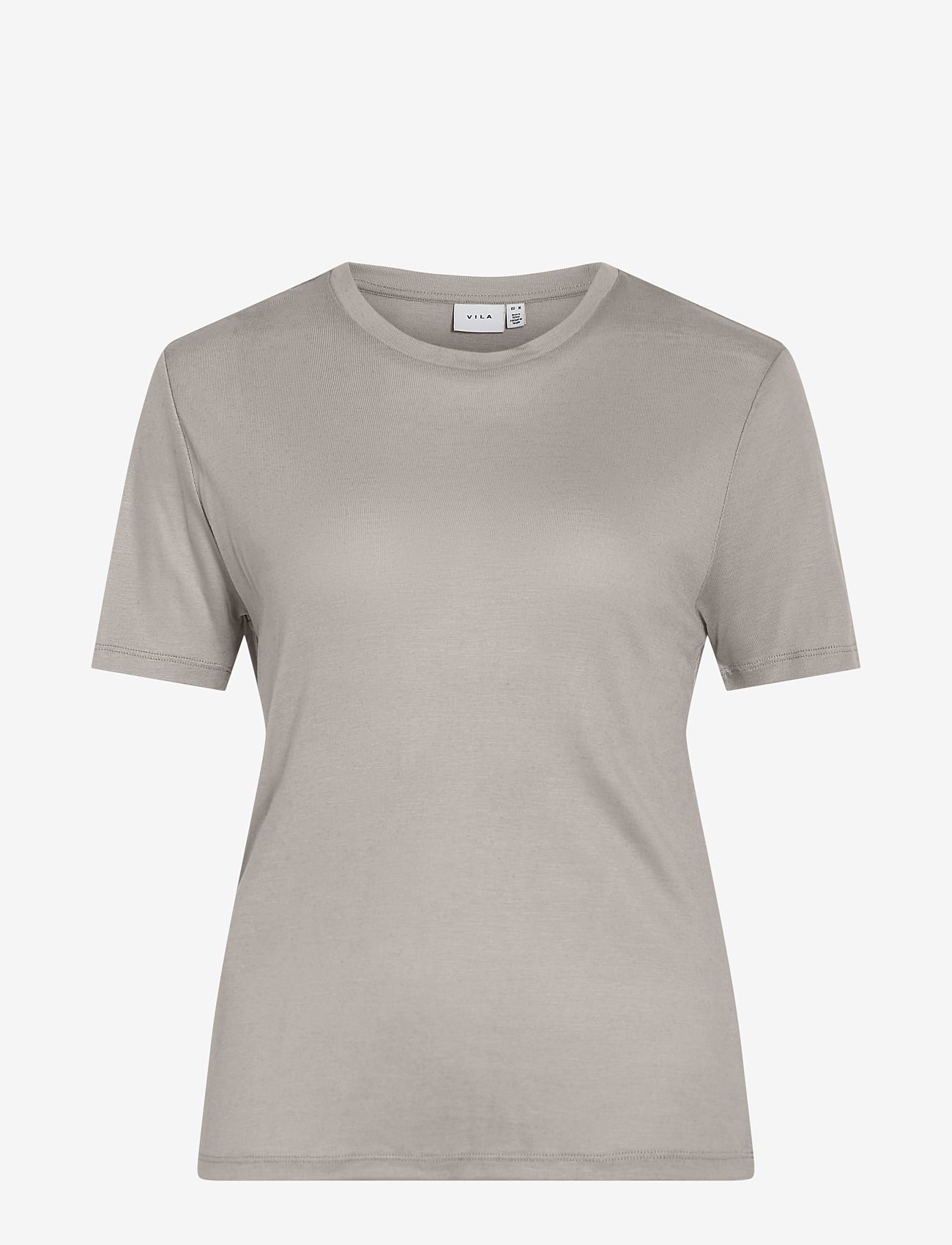 Vila - VIALEXIA O-NECK S/S T-SHIRT - NOOS - t-särgid - silver gray - 0