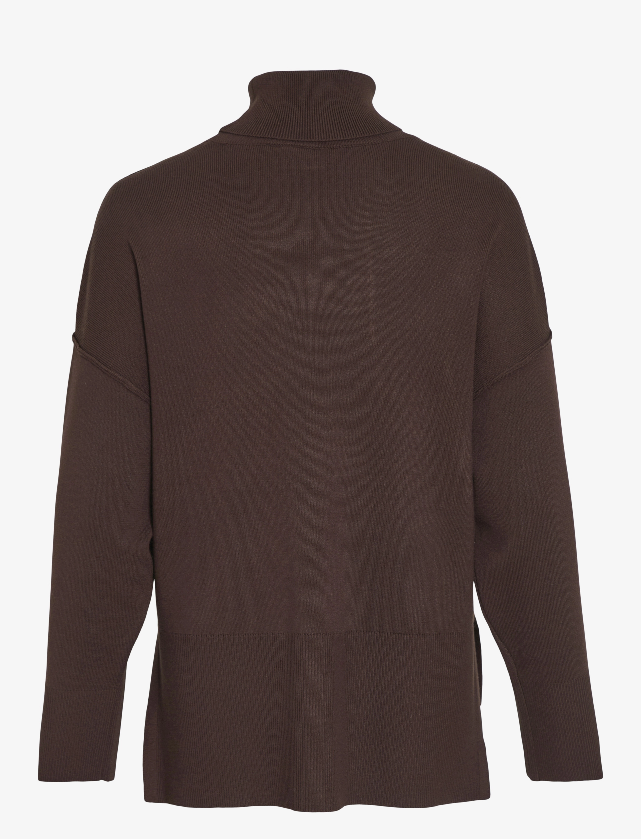 Vila - VIOSTRIA ROLLNECK L/S KNIT TOP-NOOS - striktrøjer - coffee bean - 2