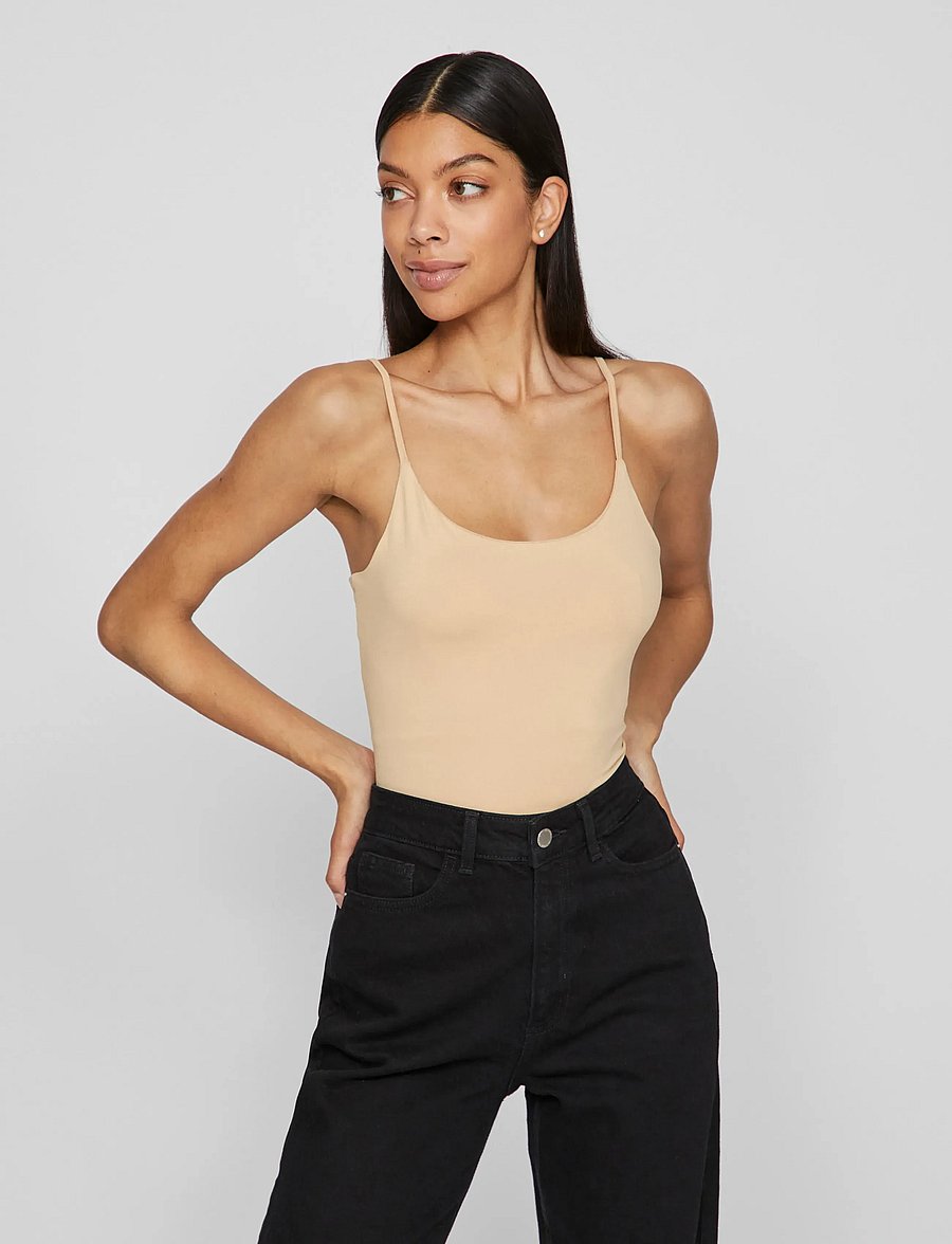 Vila - VIKENZA SINGLET - NOOS - varrukateta topid - cuban sand - 0
