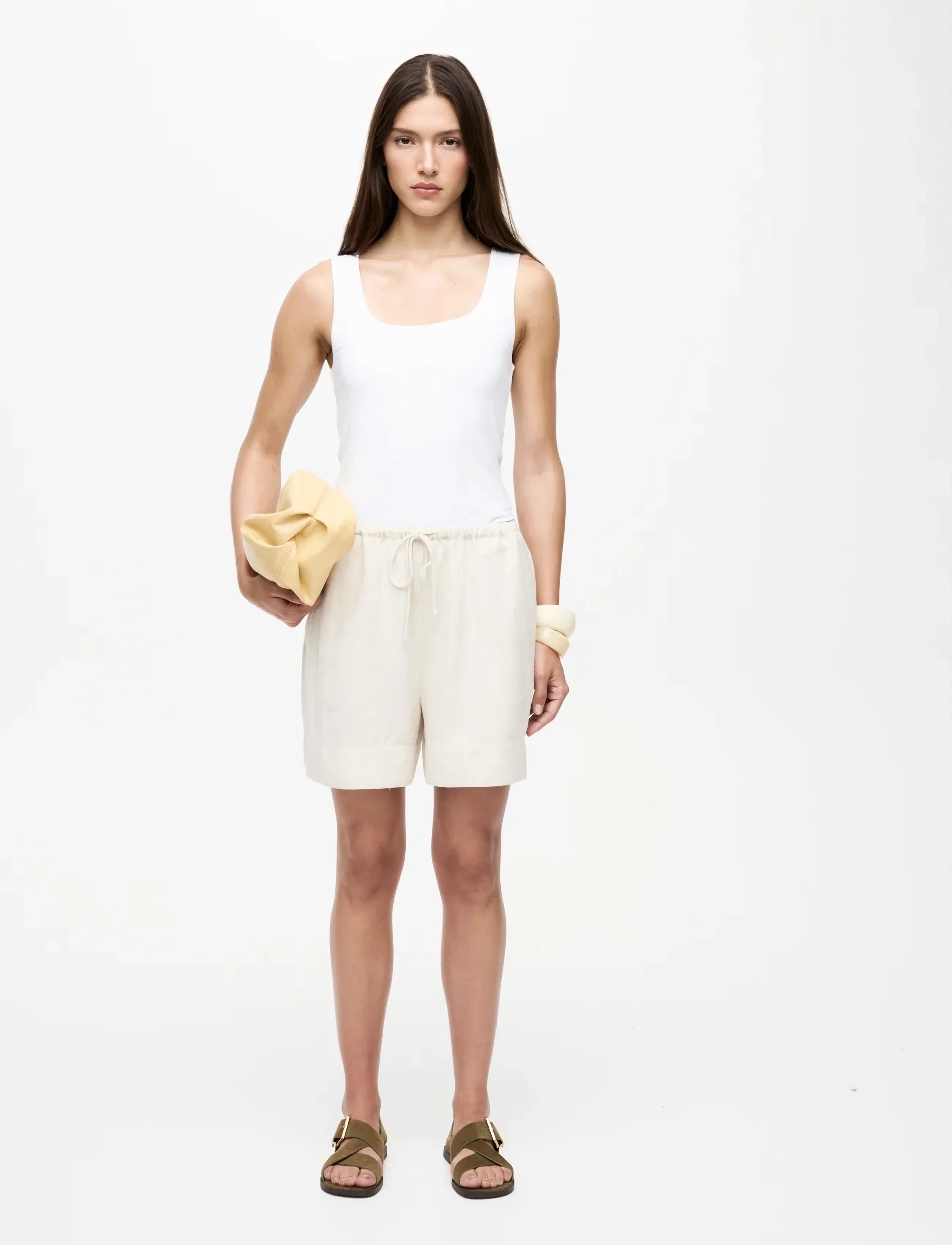 Vila - VIKENZA SINGLET - NOOS - topy bez rękawów - optical snow - 4