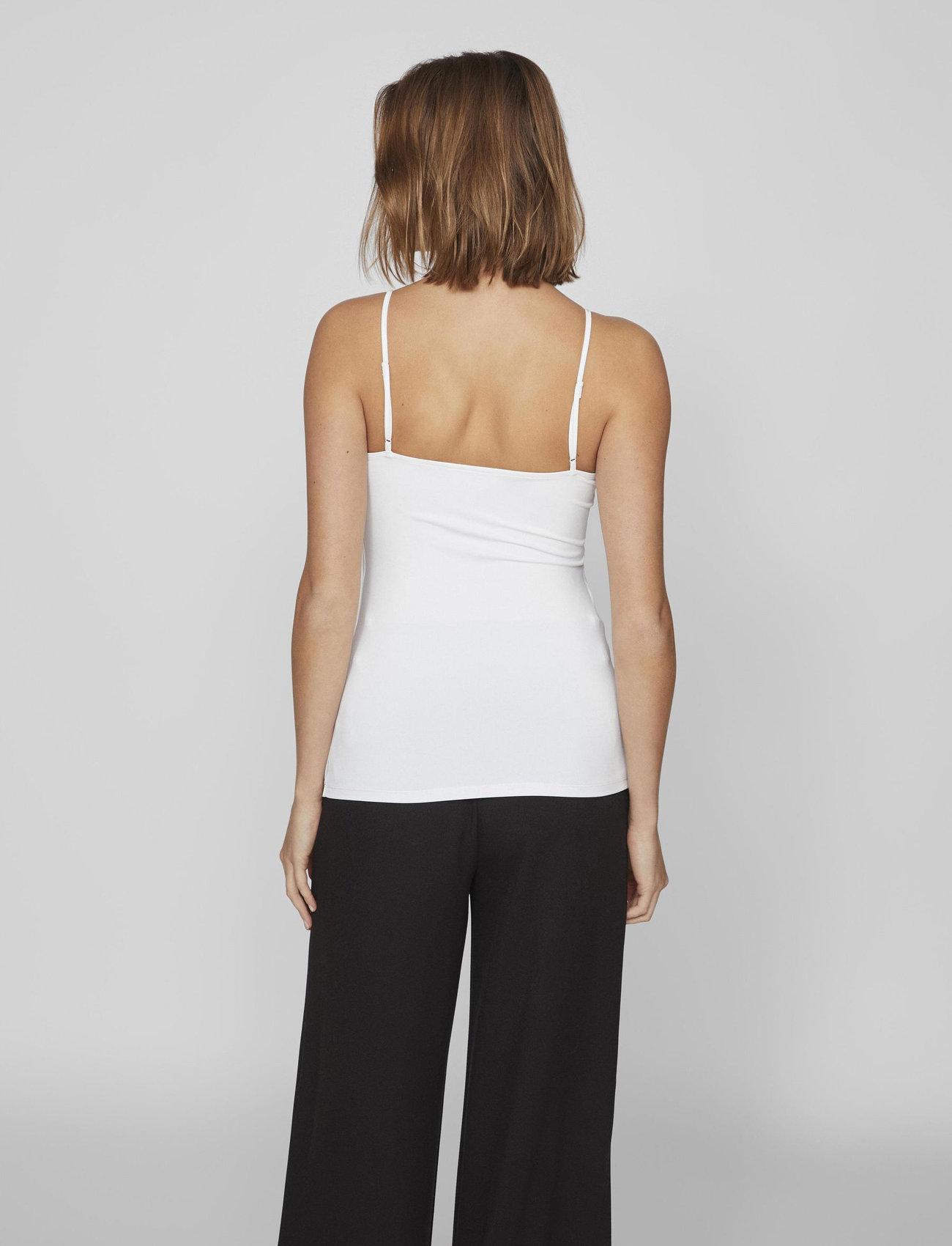VILA VIKENZA U-NECK NOOS - Topper - bijou blue/blå