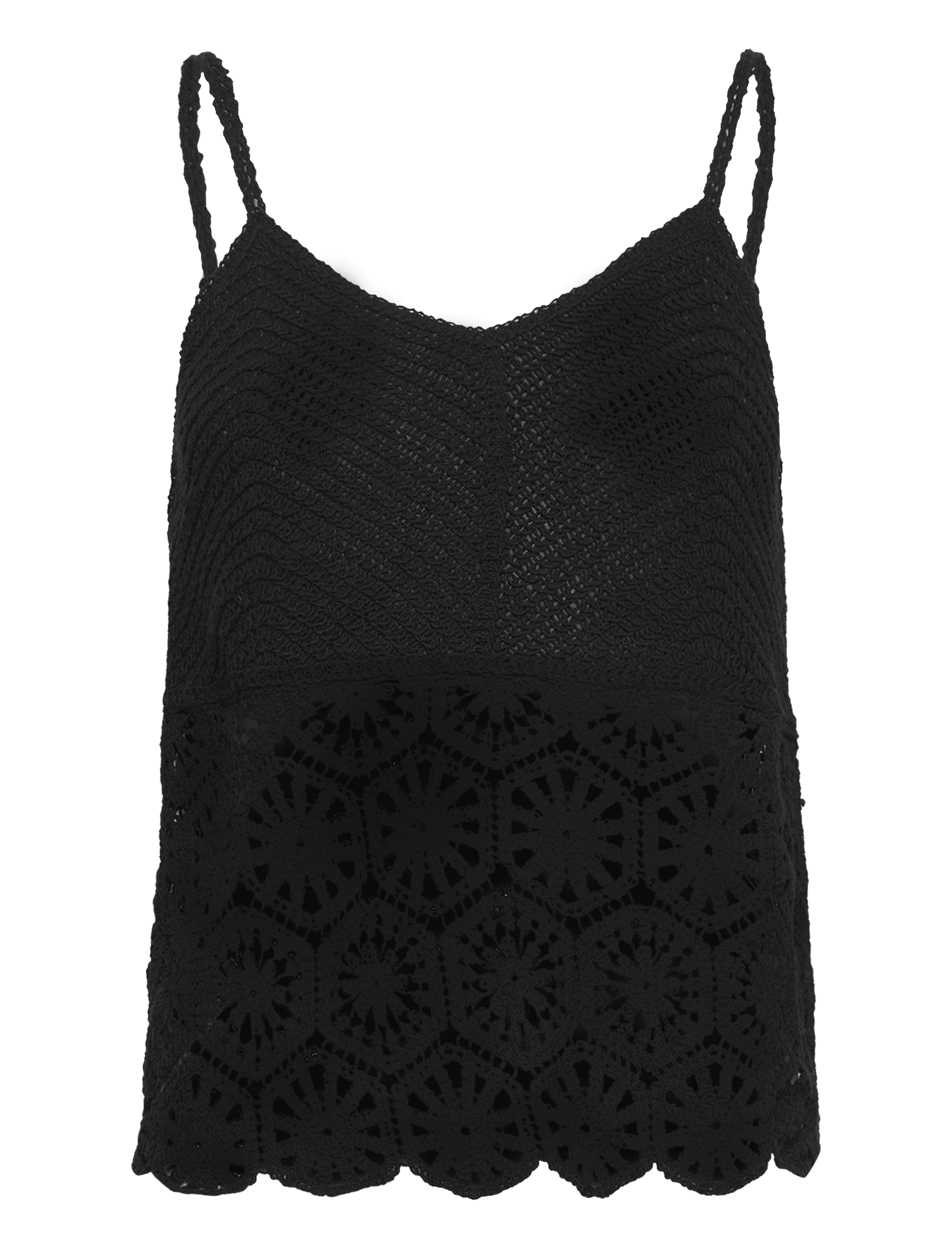VIDAN S/L SINGLET TOP - BLACK BEAUTY
