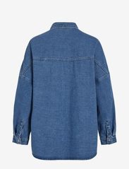 Vila - VIMALOU L/S OVERSIZE DENIM SHIRT - marškiniai ilgomis rankovėmis - medium blue denim - 1