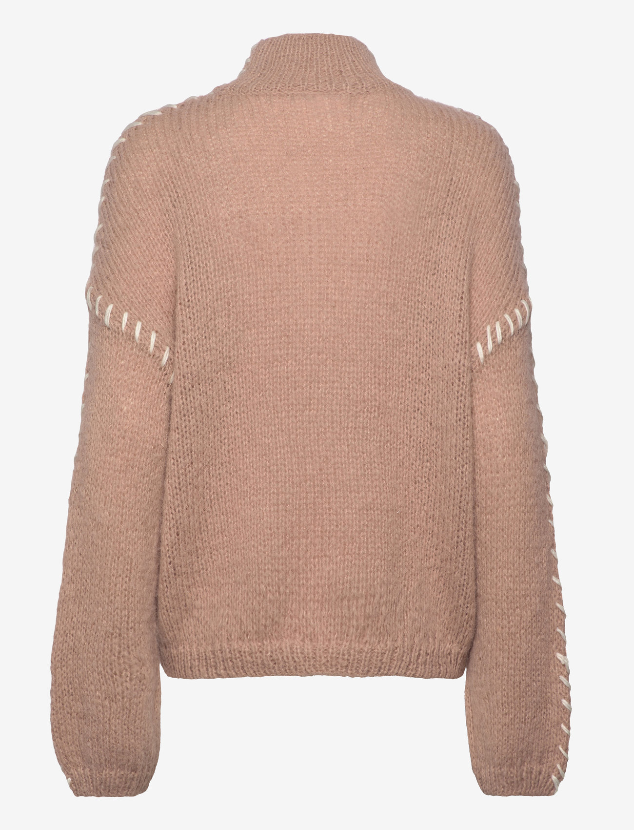 Vila - VICHOCA NEW L/S KNIT PULLOVER - polotröjor - doeskin - 1