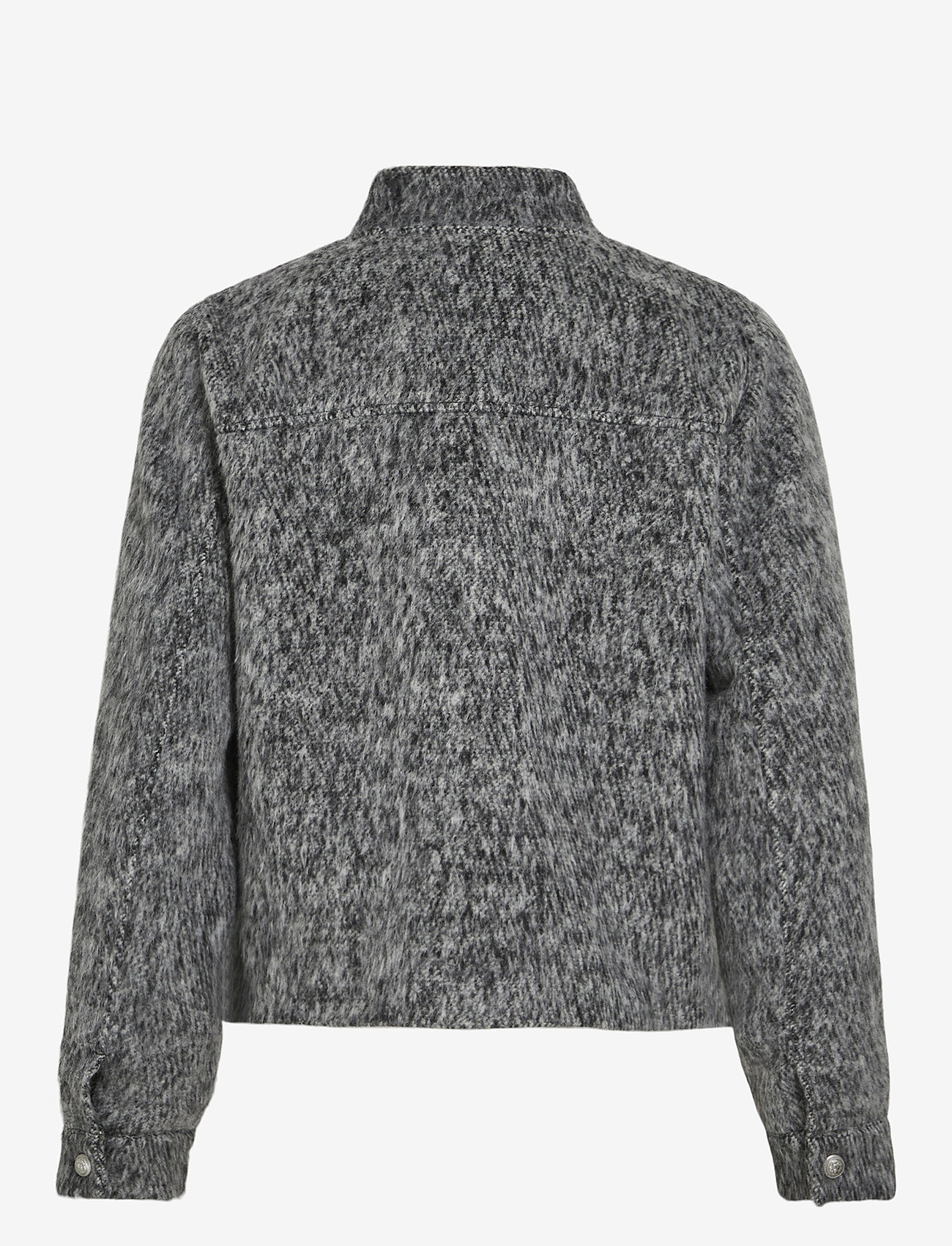 Vila - VICHICHI L/S SHORT JACKET/R - winterjacken - medium grey melange - 2