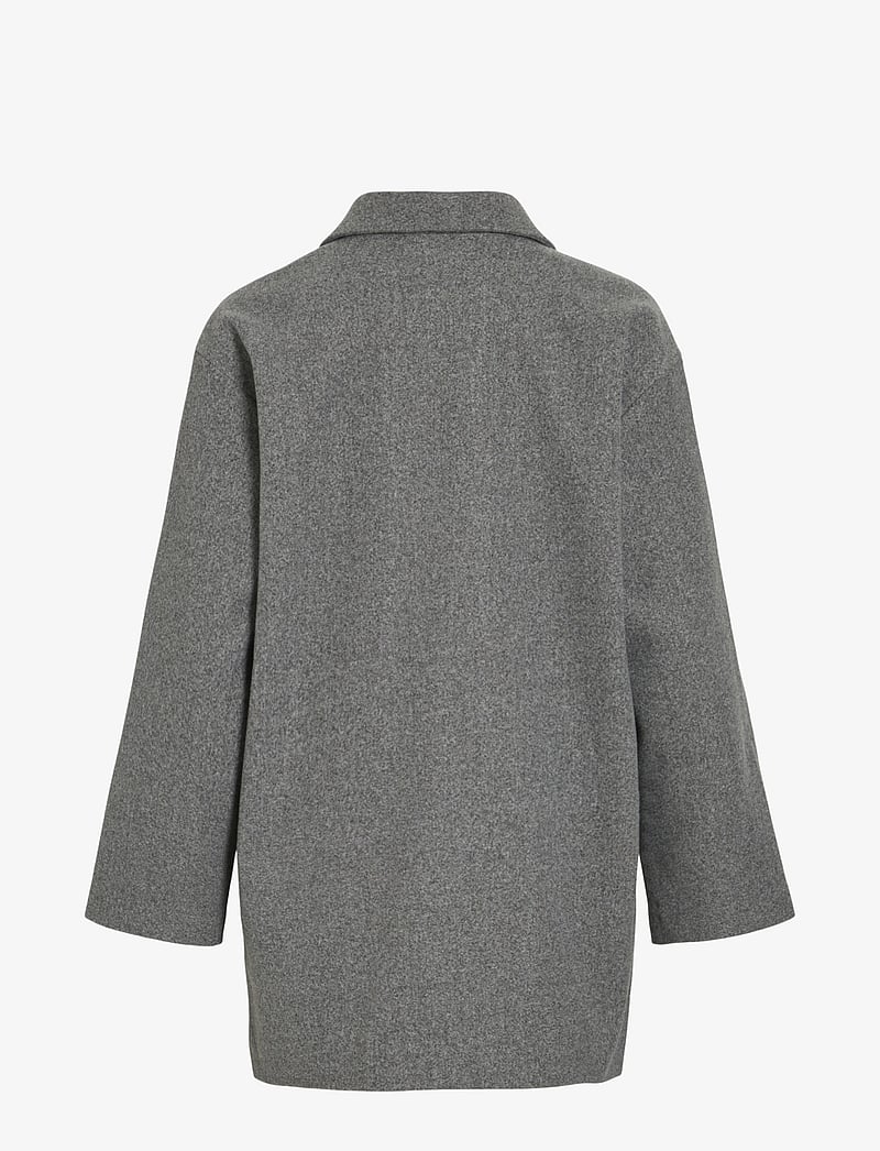 Vila - VISAKAYA L/S JACKET - efterårsjakker - medium grey melange - 1