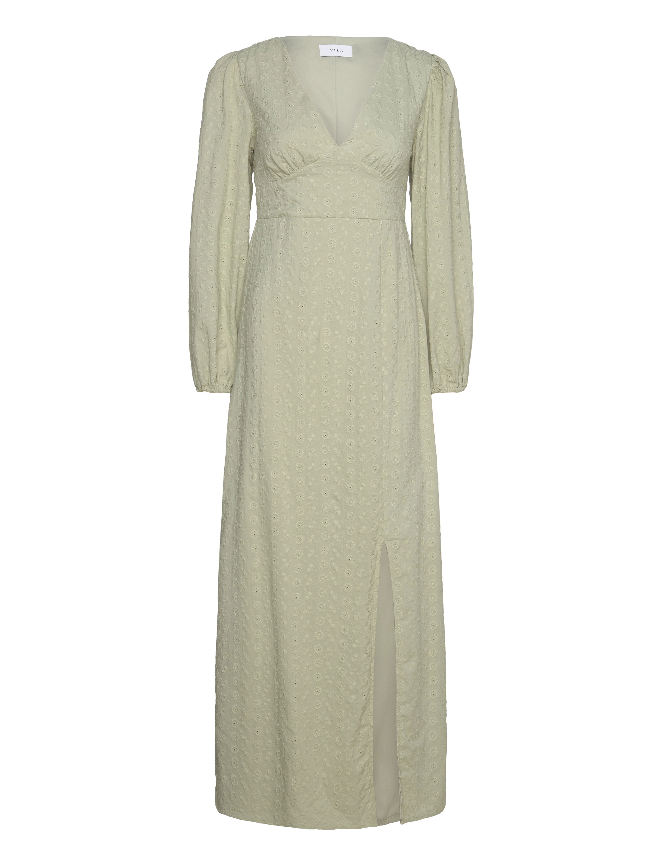 Vila VIMALINA L/S MAXI DRESS/KA - Maxi kjoler - DESERT SAGE / green