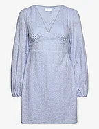 VIMALINA L/S SHORT DRESS/KA - KENTUCKY BLUE