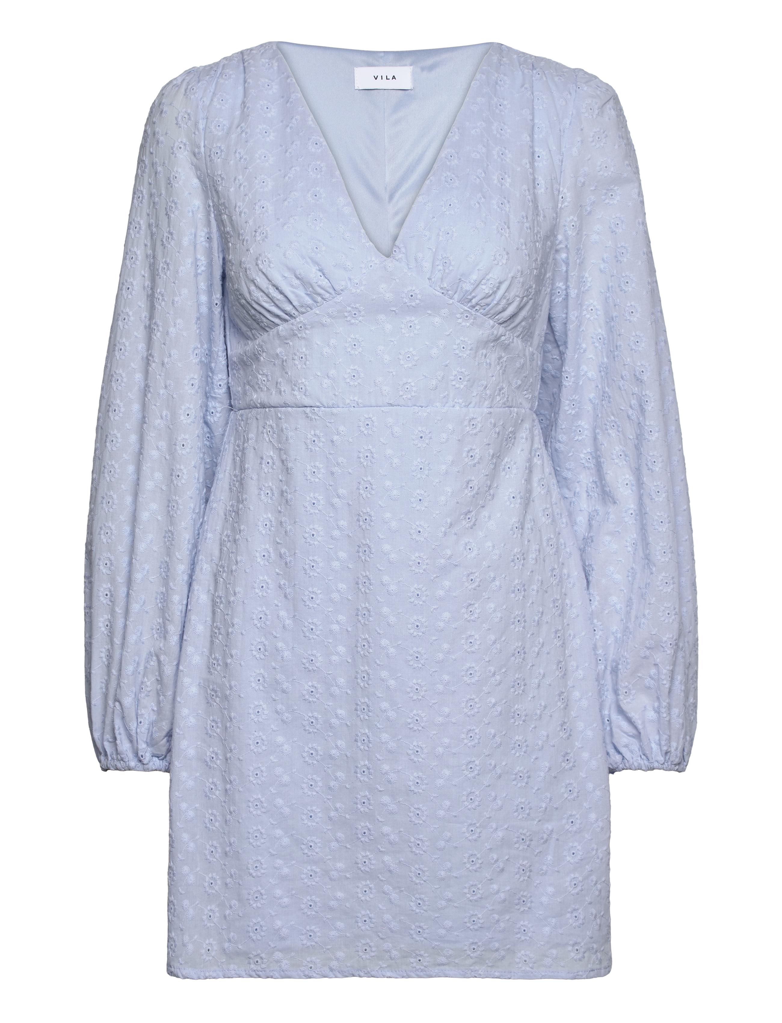 Vila VIMALINA L/S SHORT DRESS/KA - Vila - KENTUCKY BLUE / blue