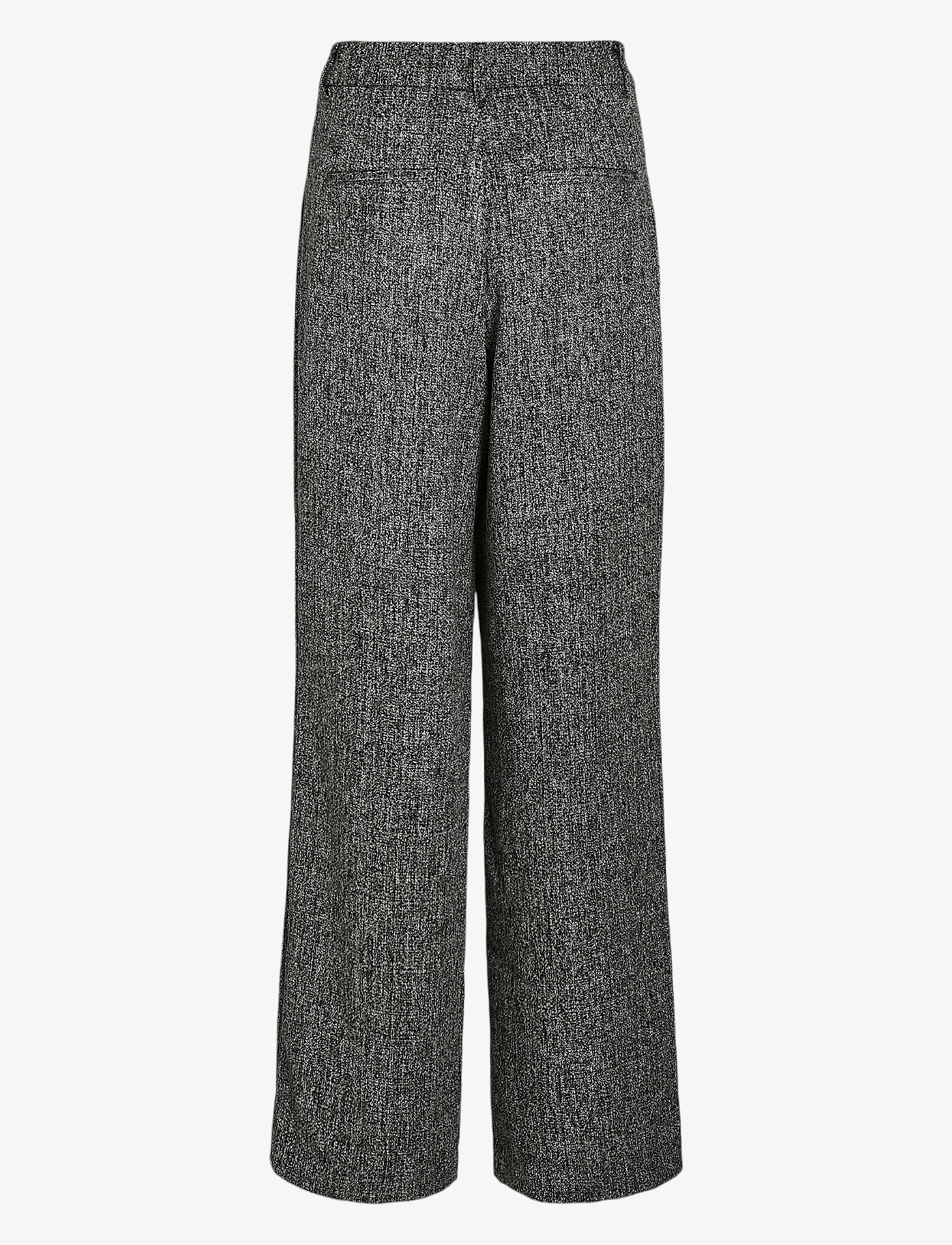 Vila - VIEVIE HW WIDE LEG TAILORED PANT - festtøj til outletpriser - black beauty - 1
