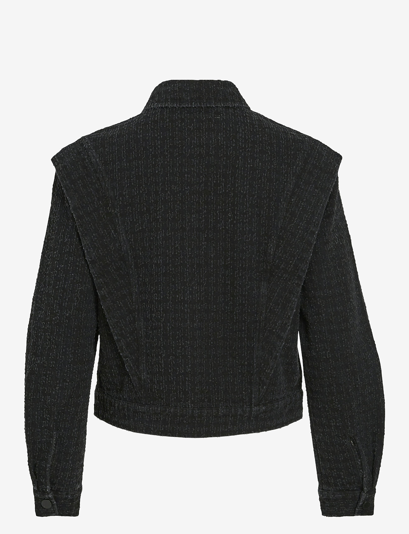 Vila - VIZOA L/S DENIM JACKET BLK - black denim - 1