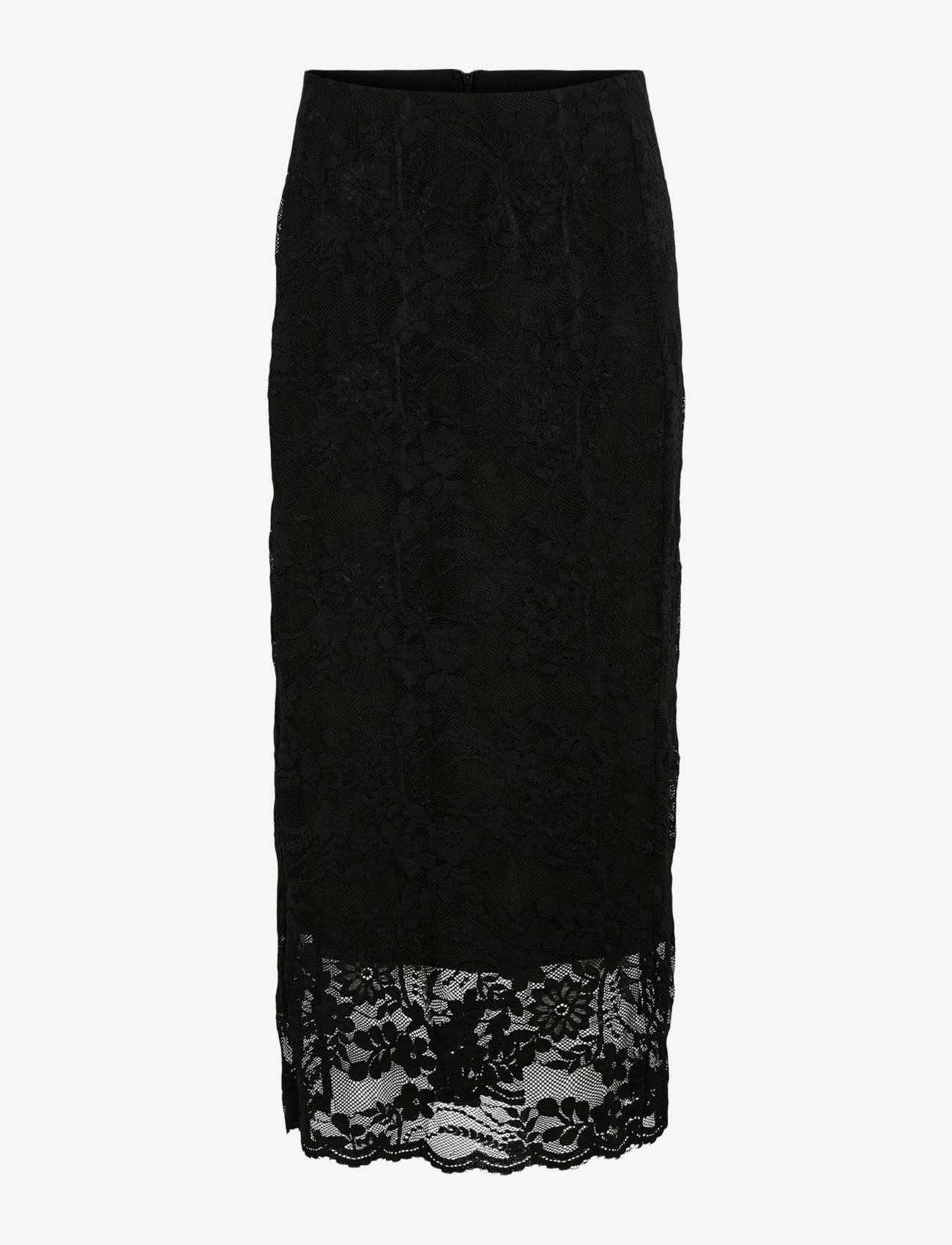 VILA Vilorna Strickjacke Midi Rock Schwarz - 34 - Damen
