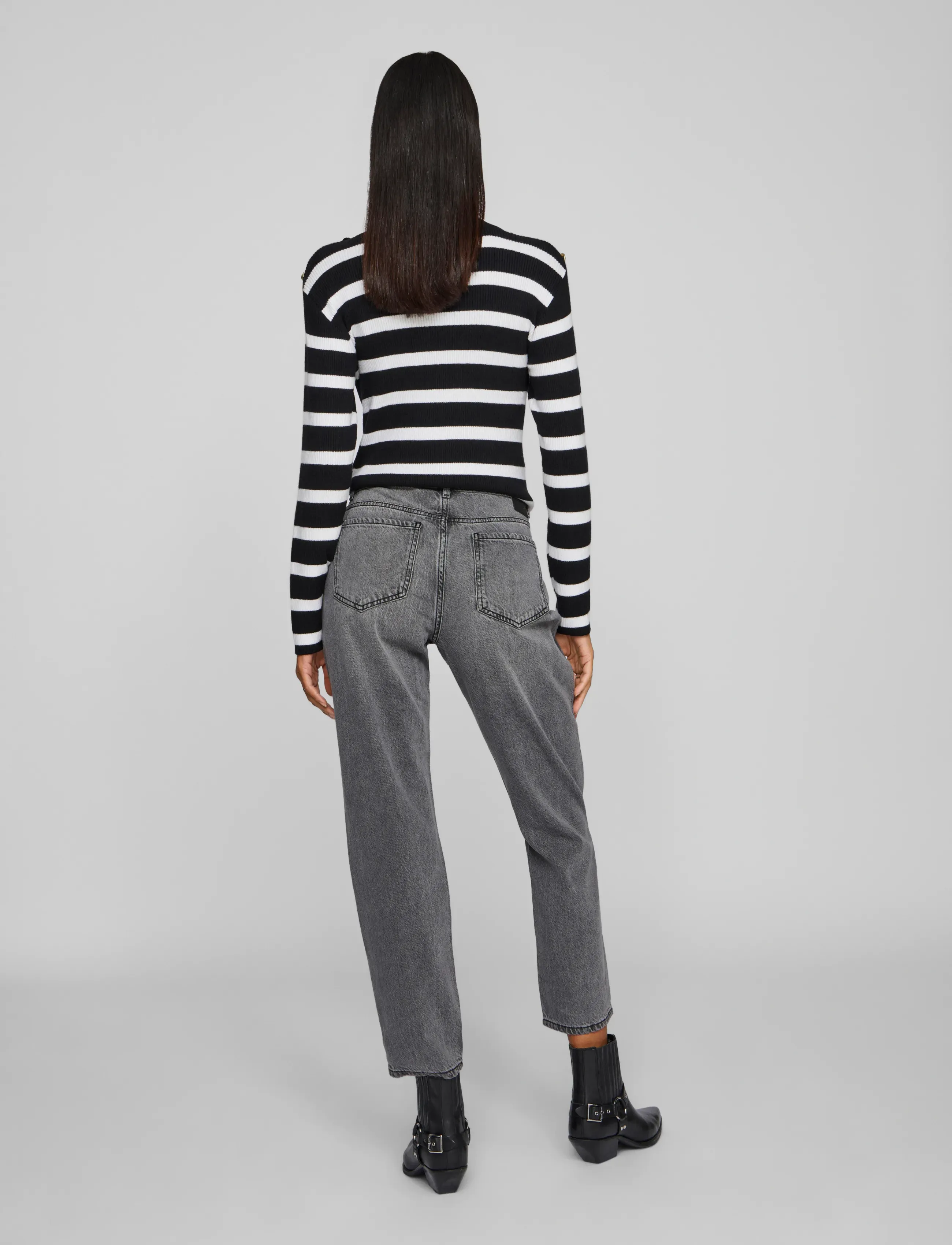 Vila - VIALICE RW JEANS MGD KIKIG2412 - straight jeans - medium grey denim - 3