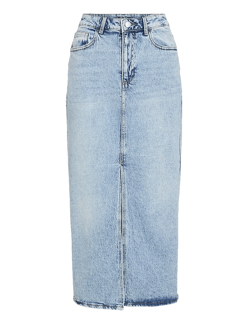 Vila - VIJAF HW MIDI DENIM SKIRT-NOOS - jeansröcke - light blue denim - 1