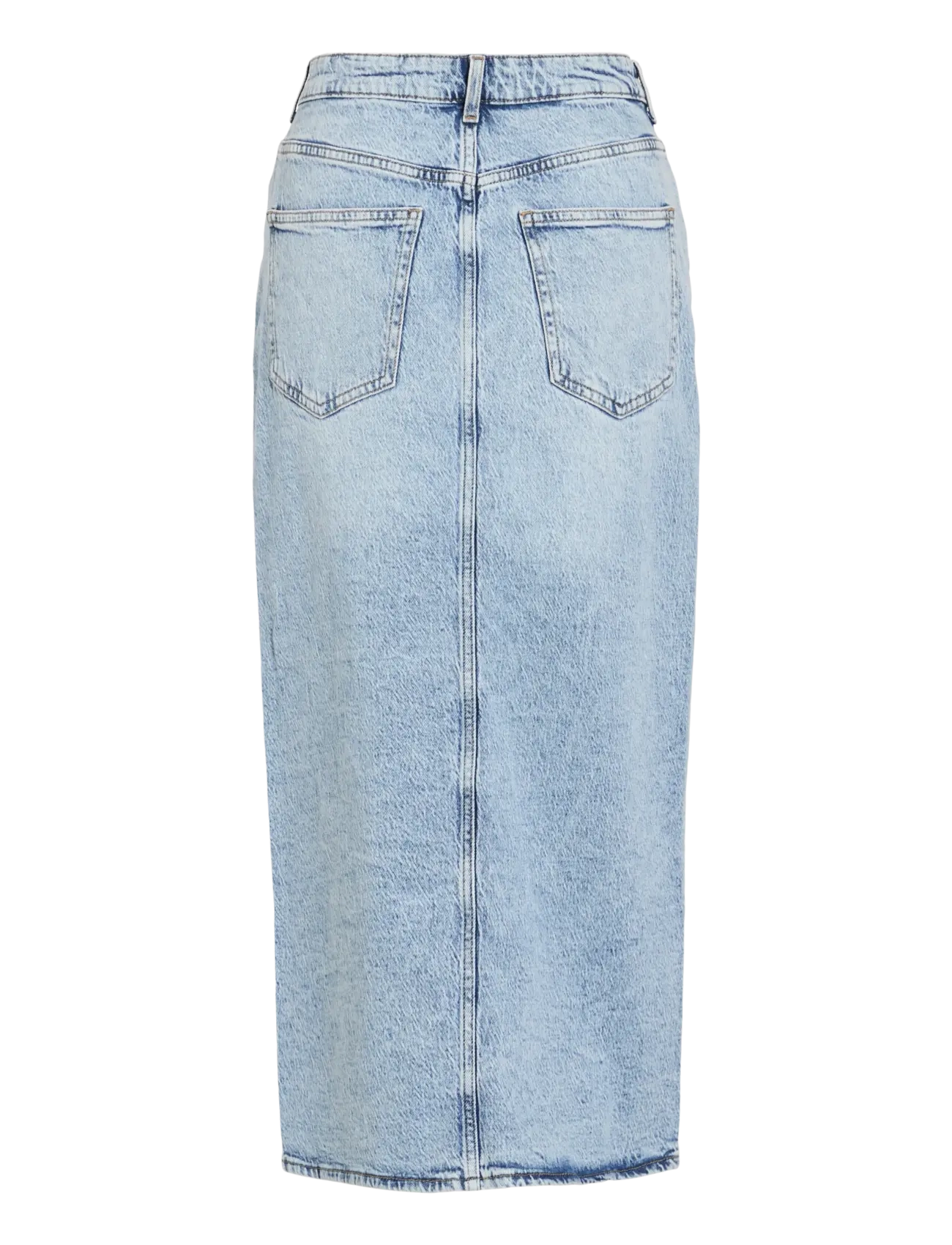 Vila - VIJAF HW MIDI DENIM SKIRT-NOOS - jeanskjolar - light blue denim - 2