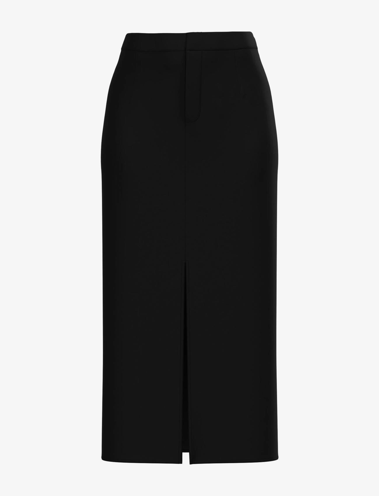 Vila VIVARONE HW LONG SKIRT - NOOS - Röcke - BLACK / black