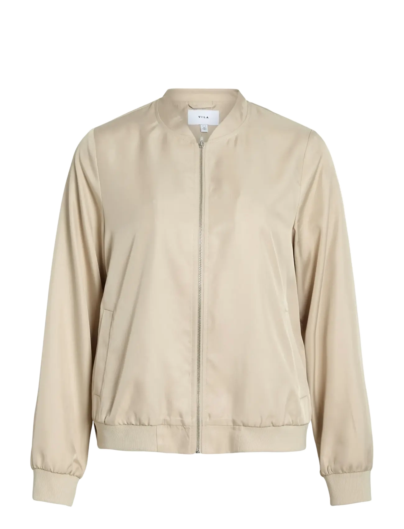 VILA Vipapaya L/S Bomber Jacke - Noos Beige - 36 - Damen