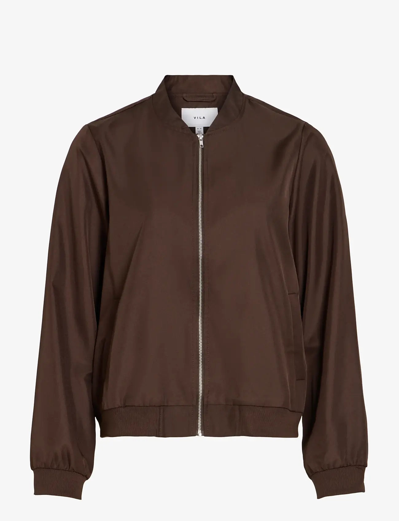 Vila - VIPAPAYA L/S BOMBER JACKET - NOOS - lette jakker - coffee bean - 1
